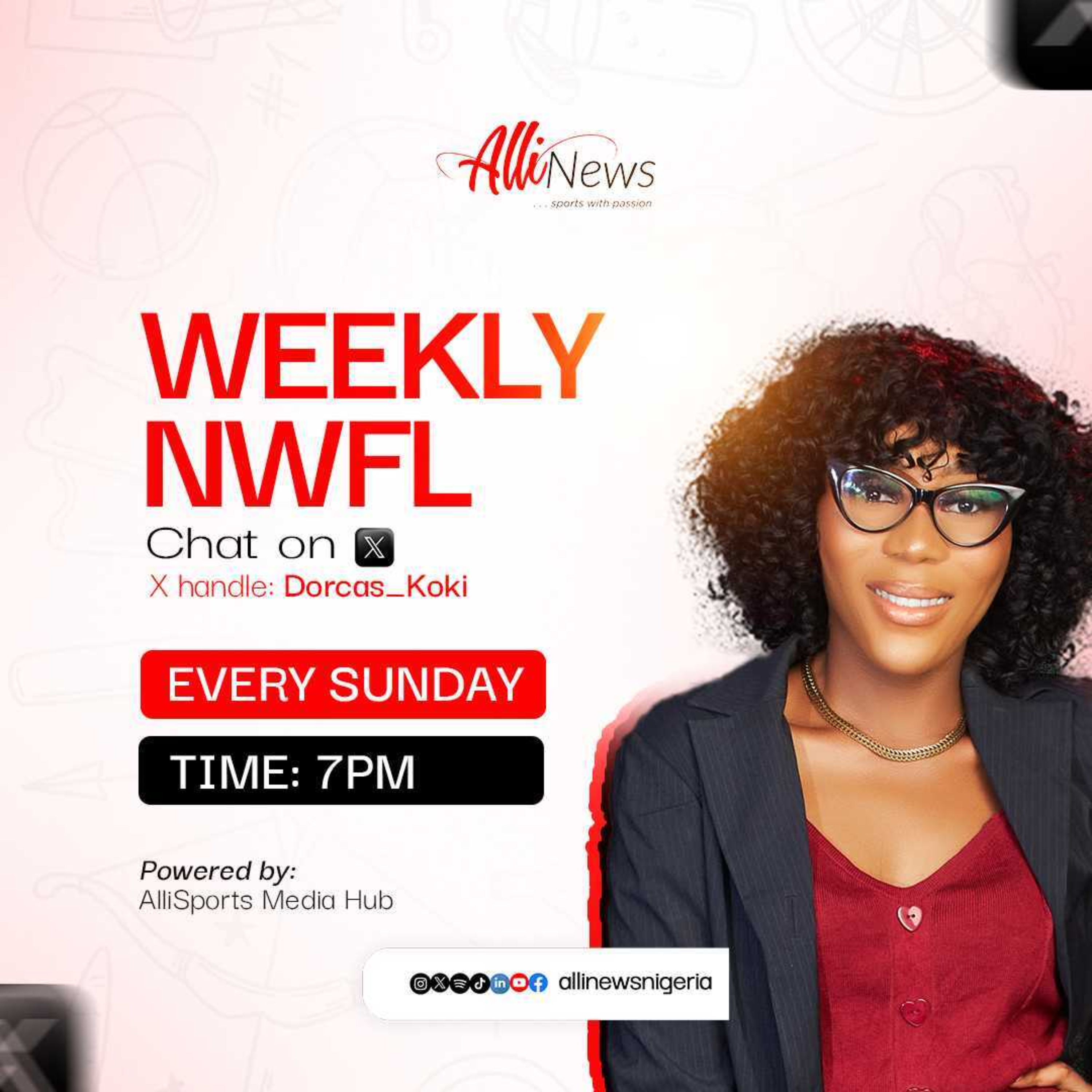 NWFL Weekly Chat with Dorcas Koki