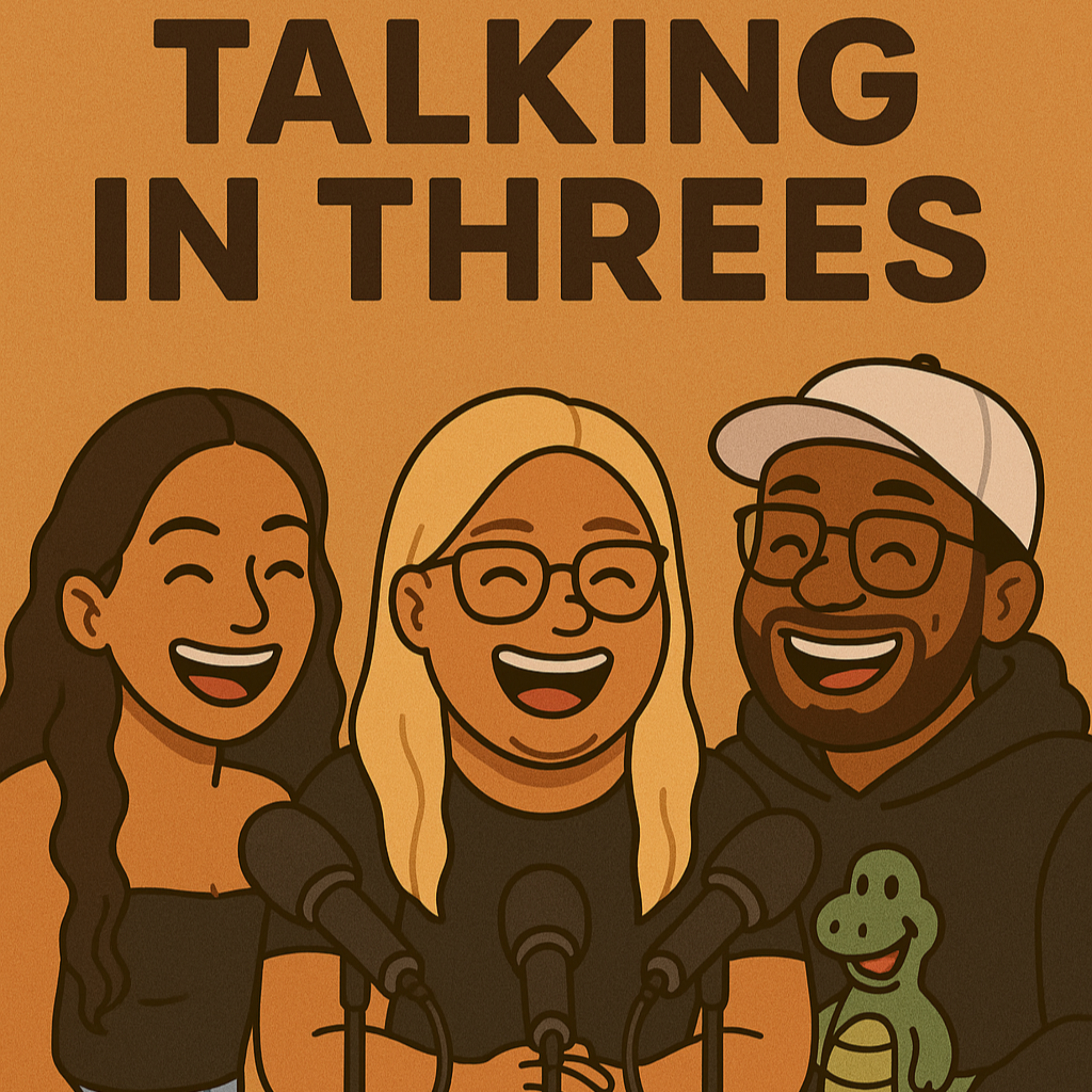 Talking in Three's podcast artwork