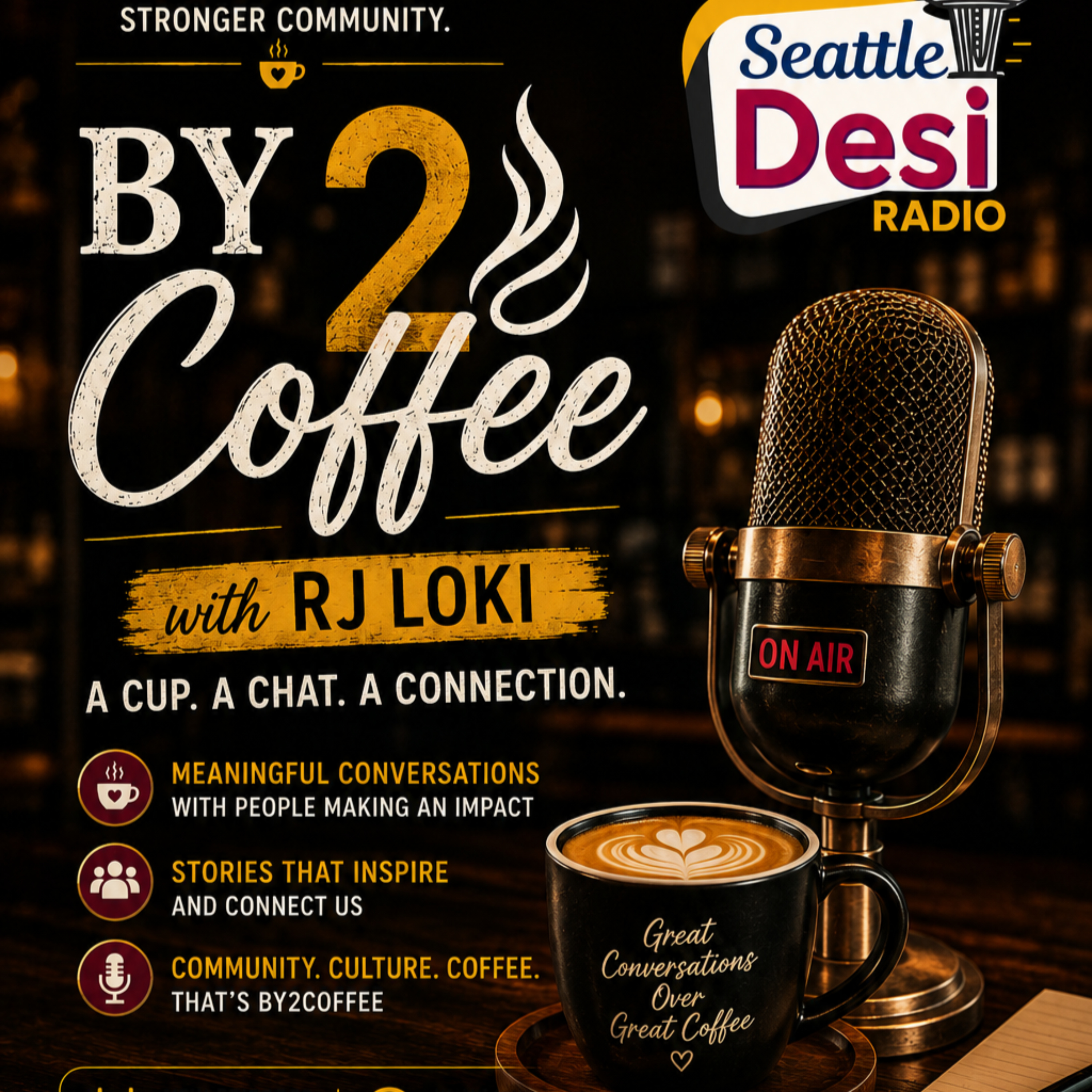By2Coffee at Seattle Desi Radio