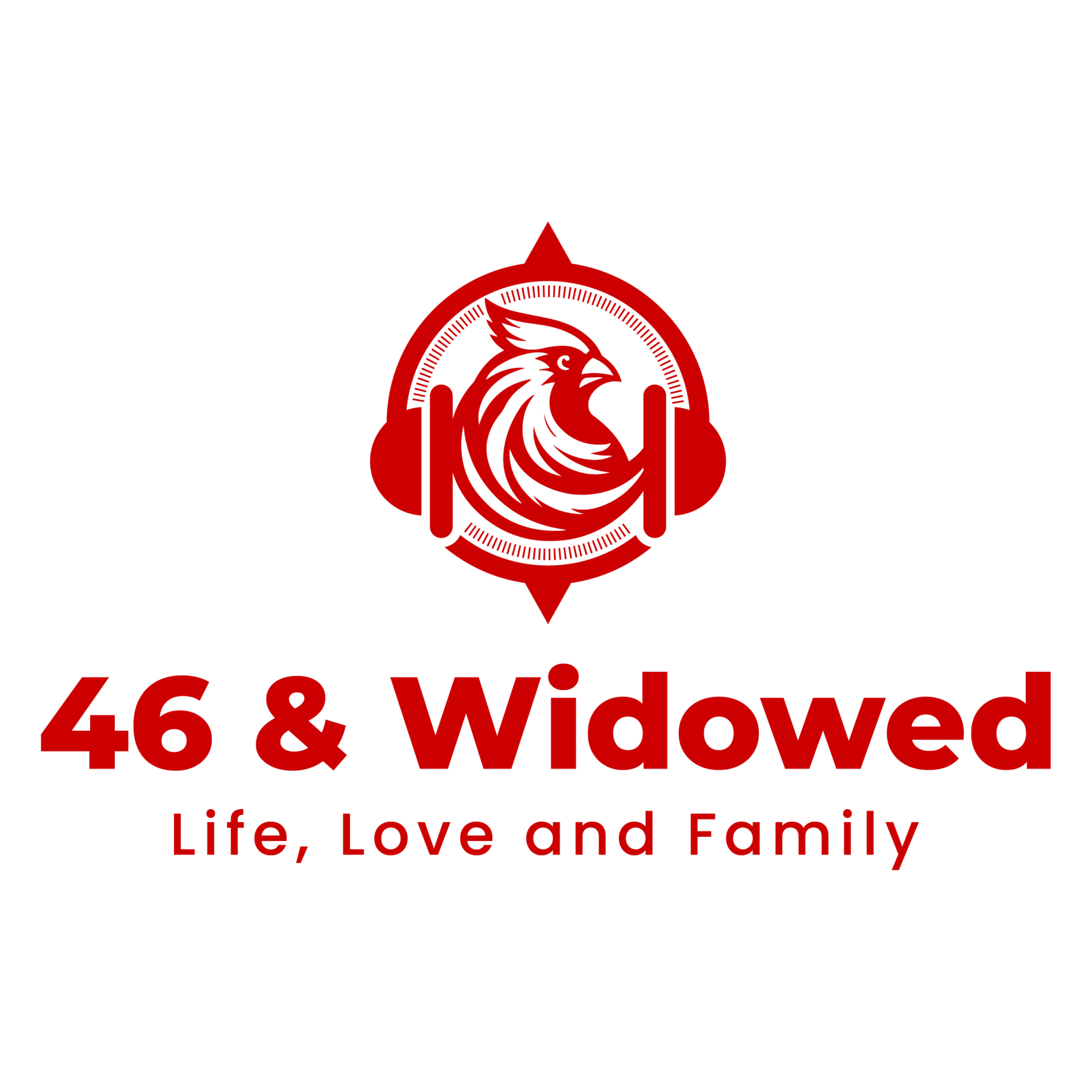 46 and Widowed: Life, Love and Family podcast artwork