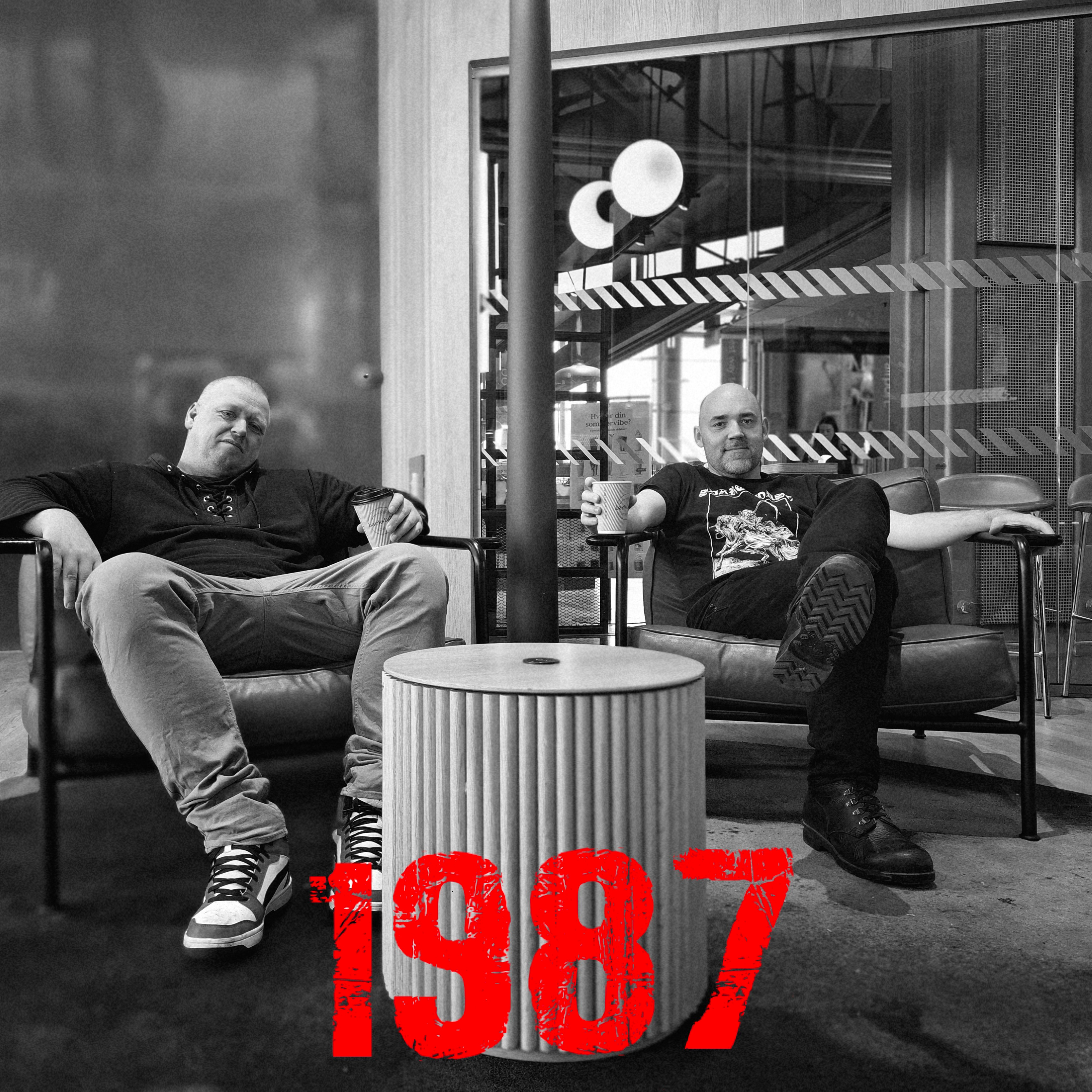 1987 med Bjørge og Anders