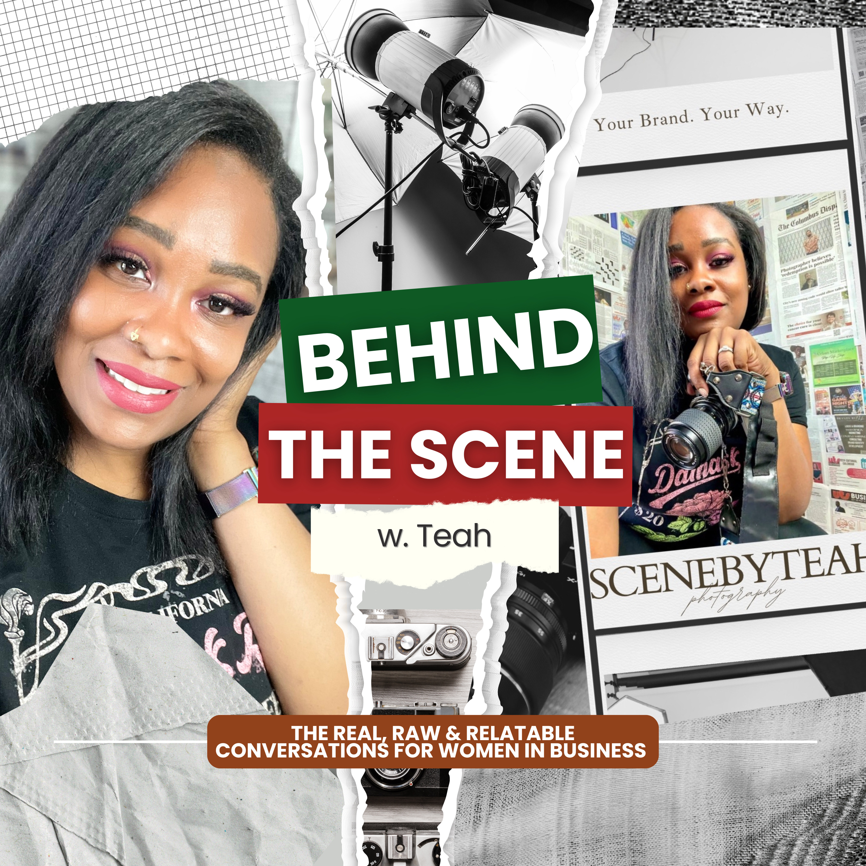 “Behind The Scene” w. Teah podcast artwork