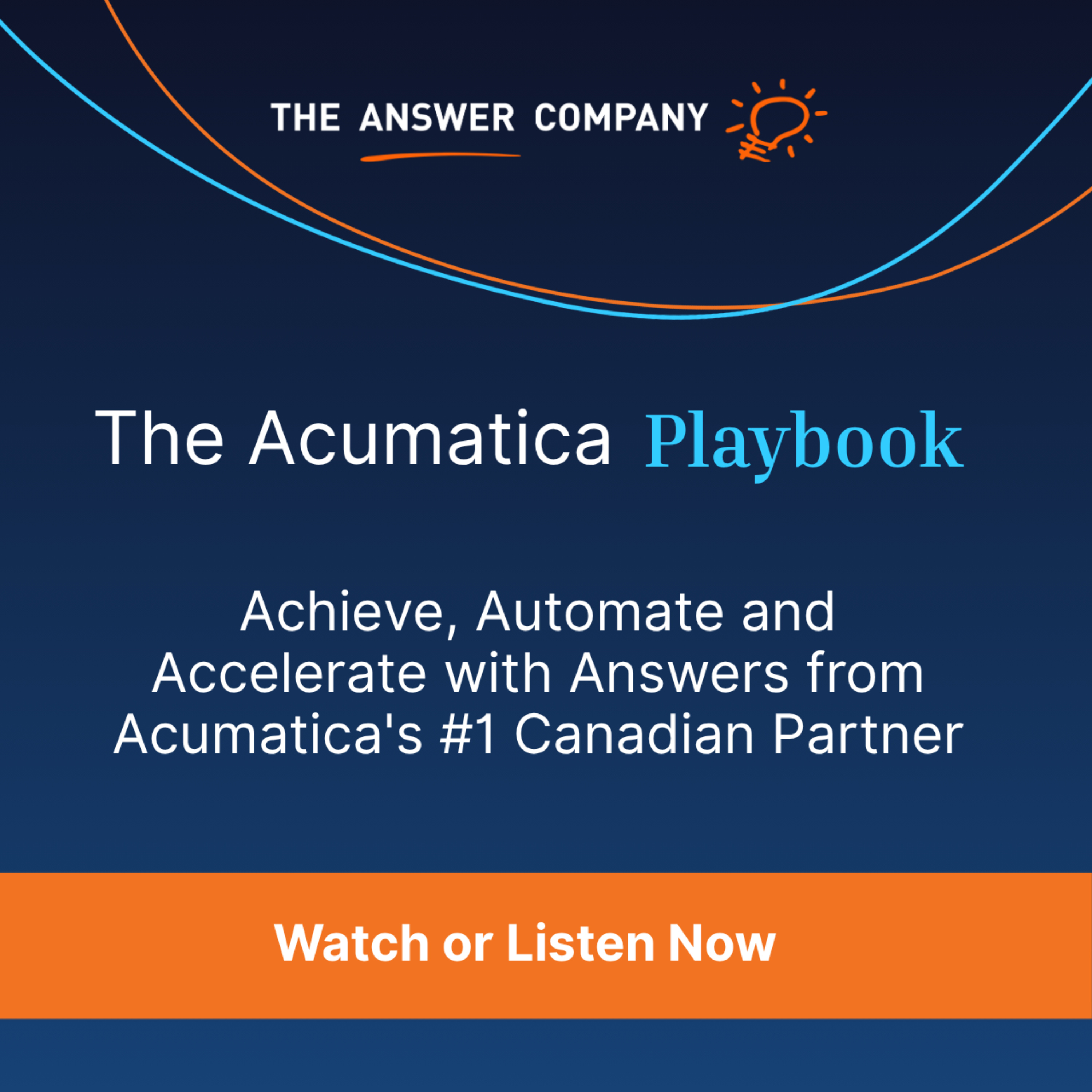 The Acumatica Playbook Podcast