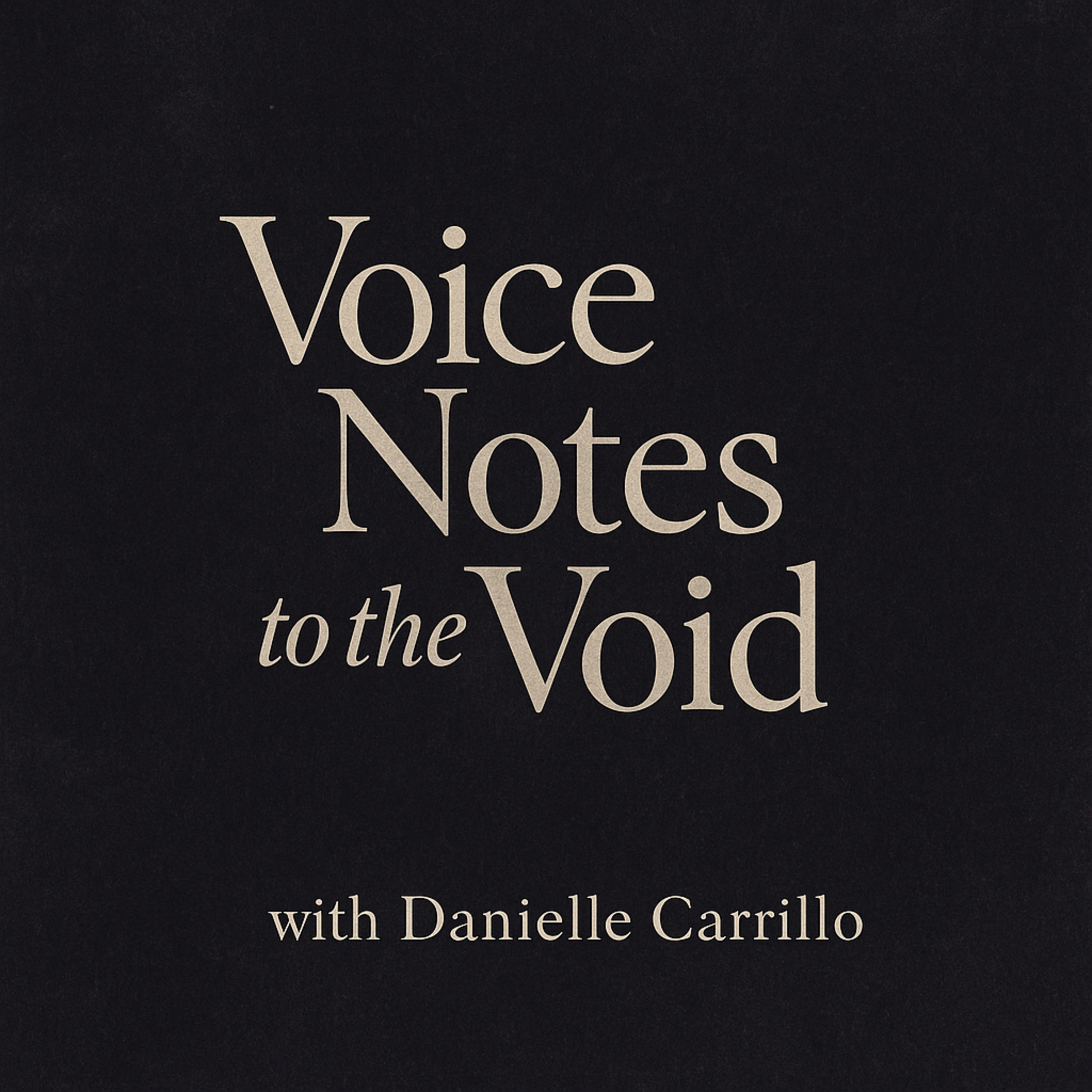 Voice Notes to the Void