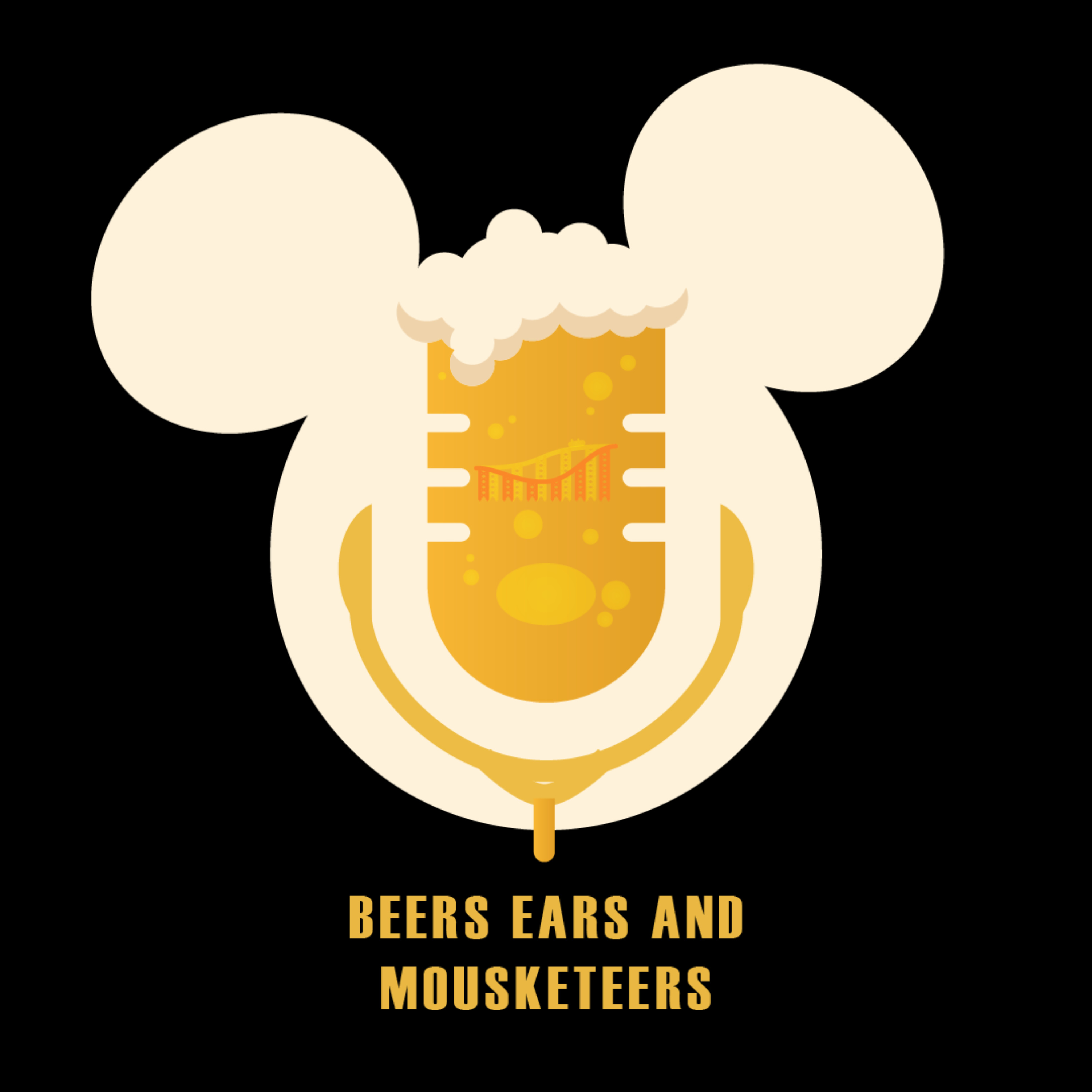 Beers, Ears and Mousketeers podcast artwork