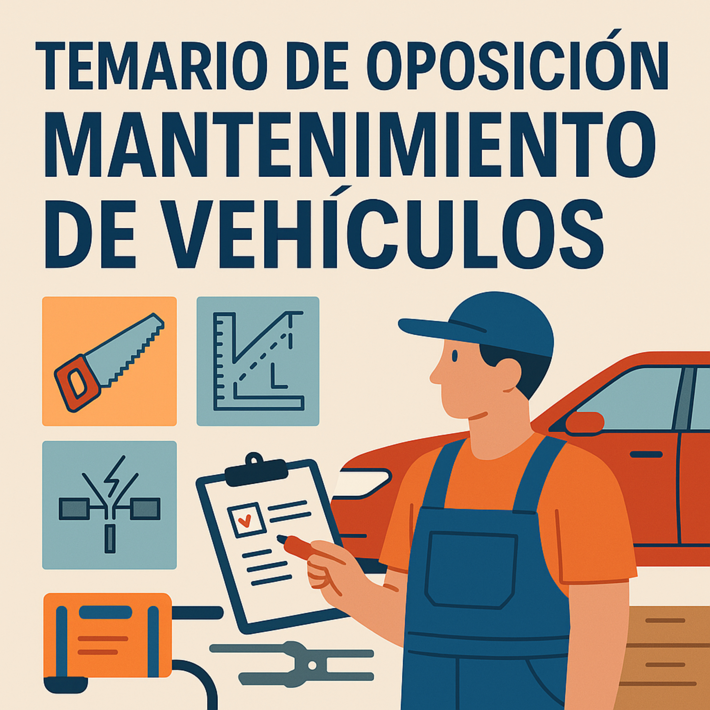 Temario oposición Mantenimiento De Vehículos 598 