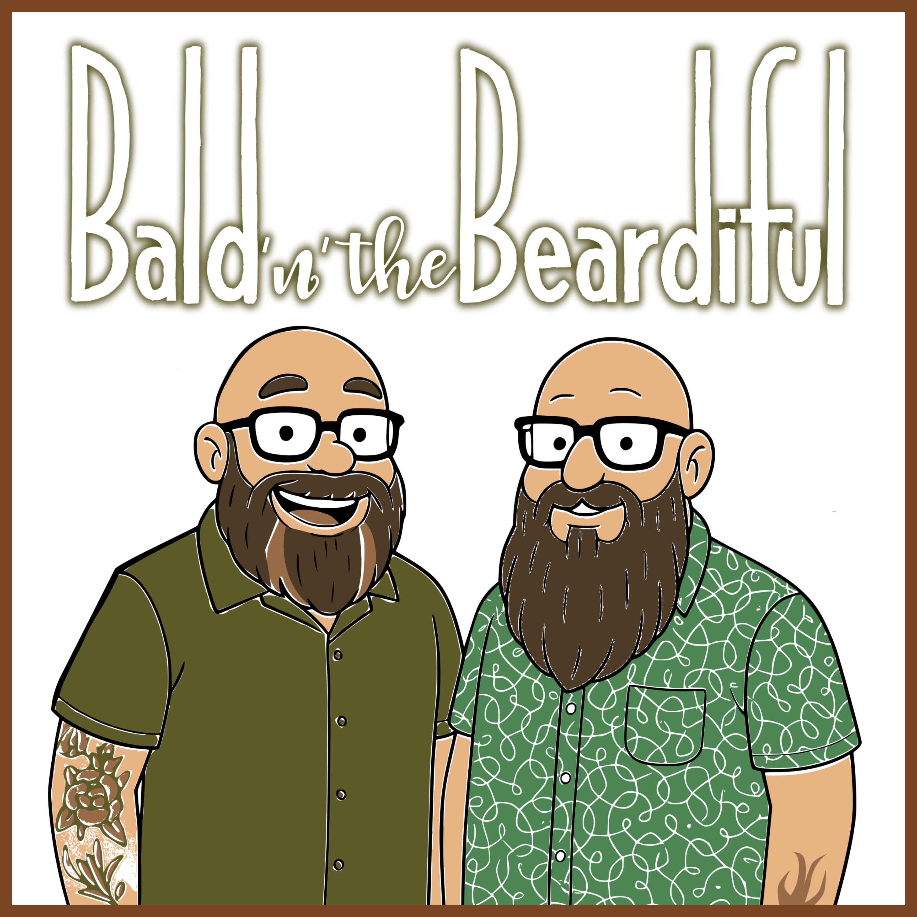 Bald n the Beardiful podcast artwork