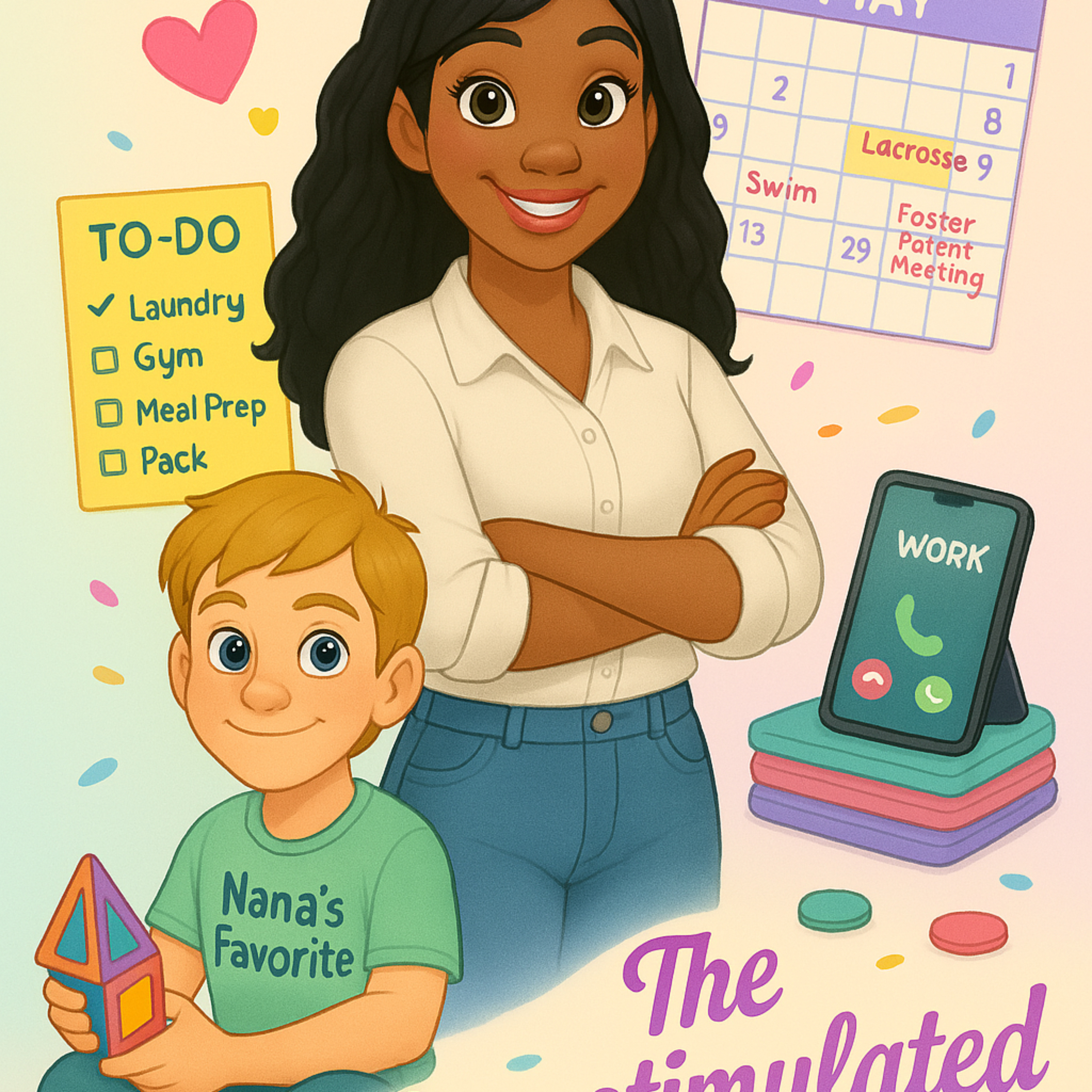 The Overstimulated Moms’ Clubb podcast artwork