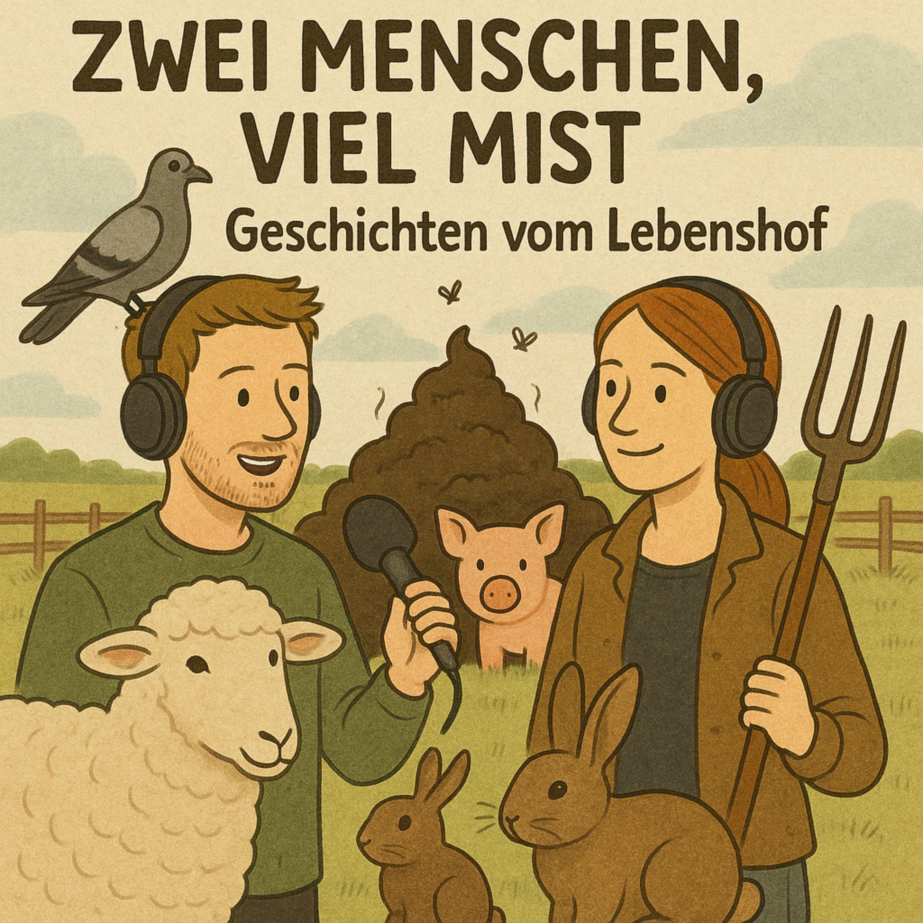 Zwei Menschen, viel Mist! podcast artwork