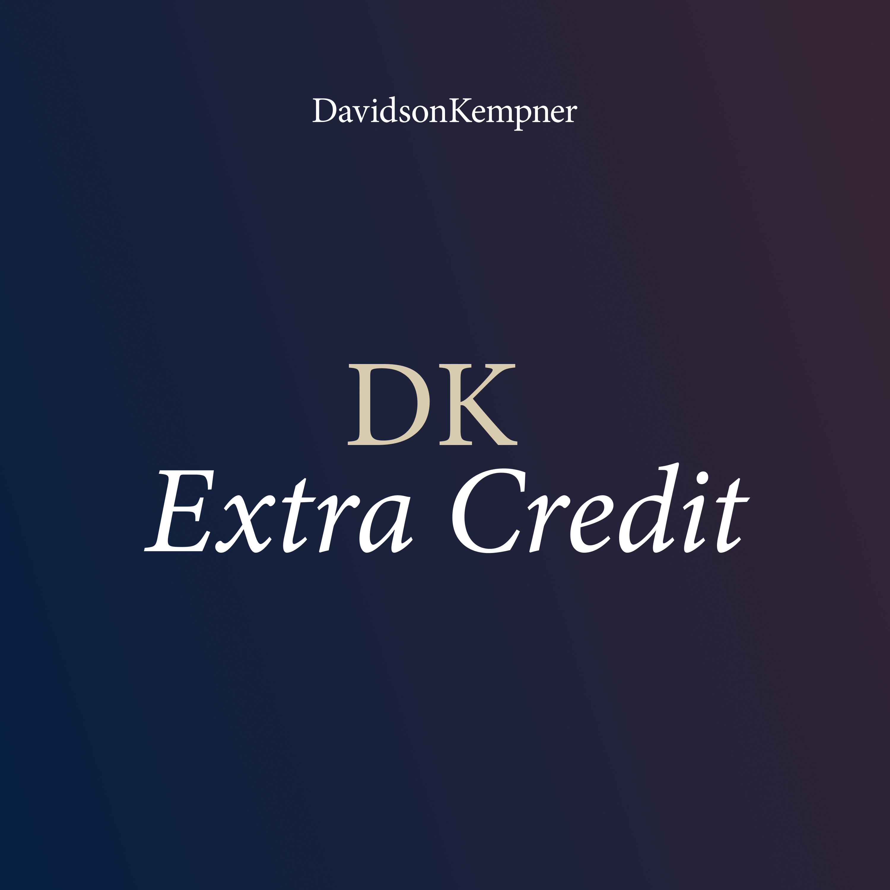 DK Extra Credit