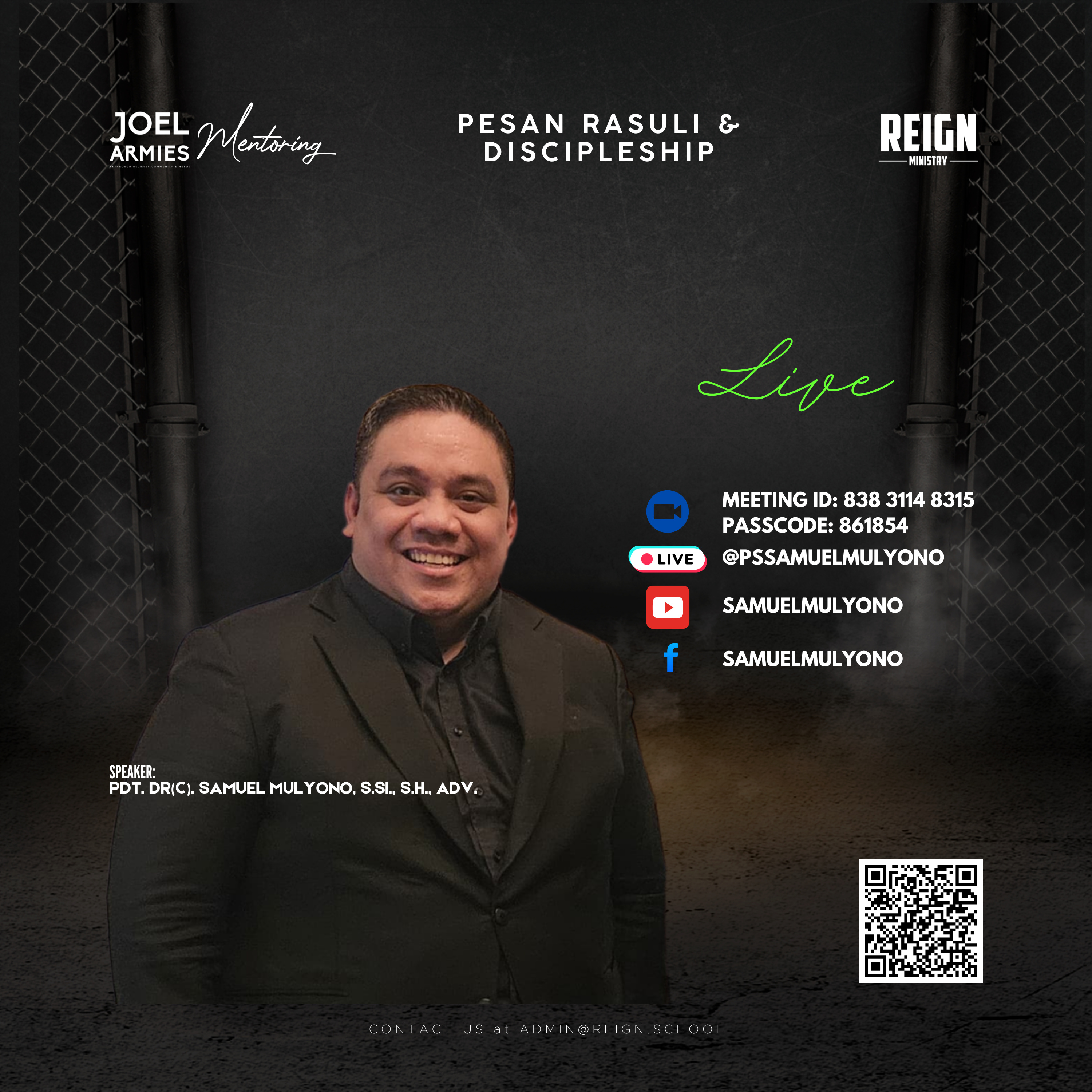 Joel Armies Mentoring