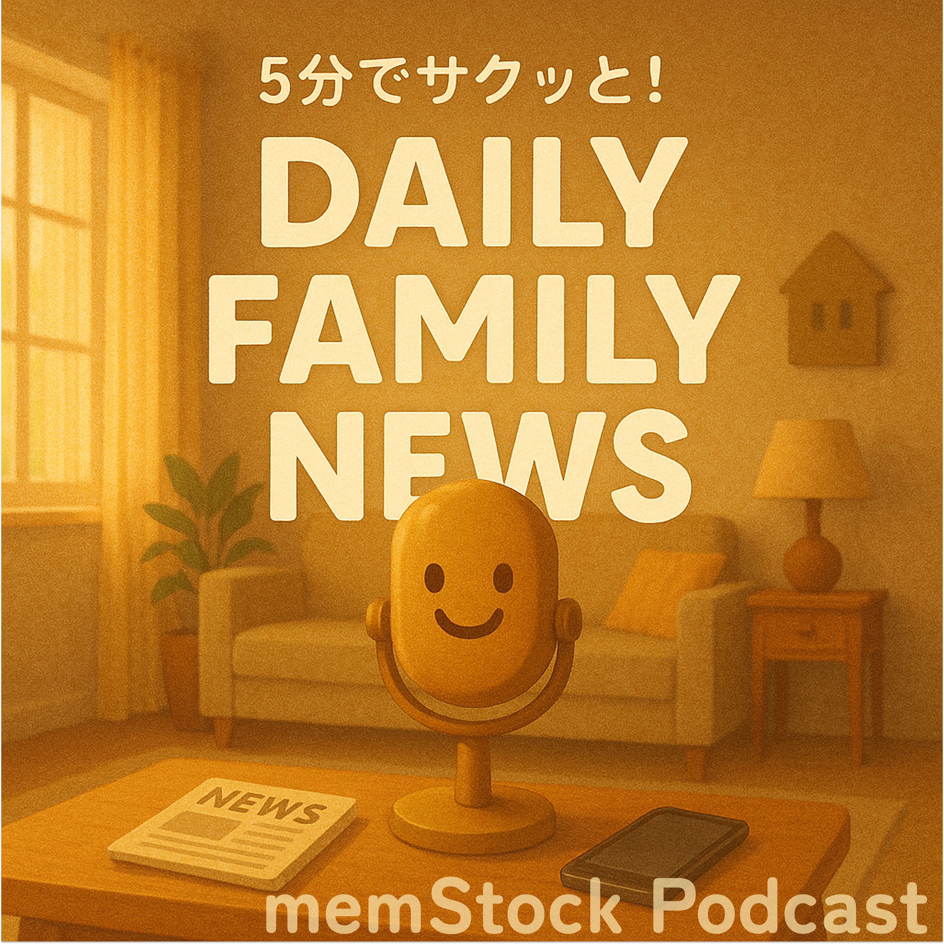 5分でサクッと！デイリーファミリーニュース｜memStock podcast