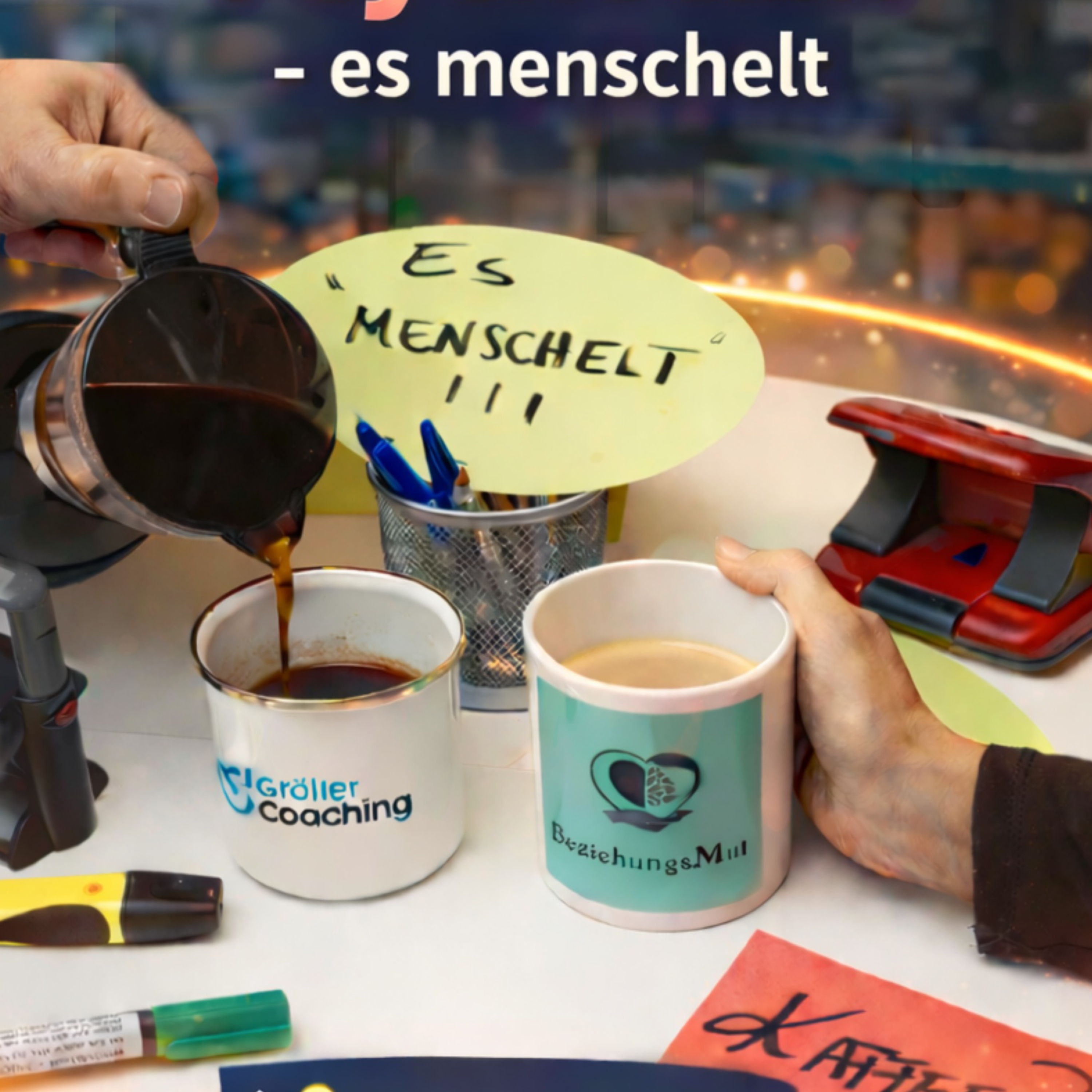 Psychotalk an der Kaffeemaschine-es menschelt podcast artwork