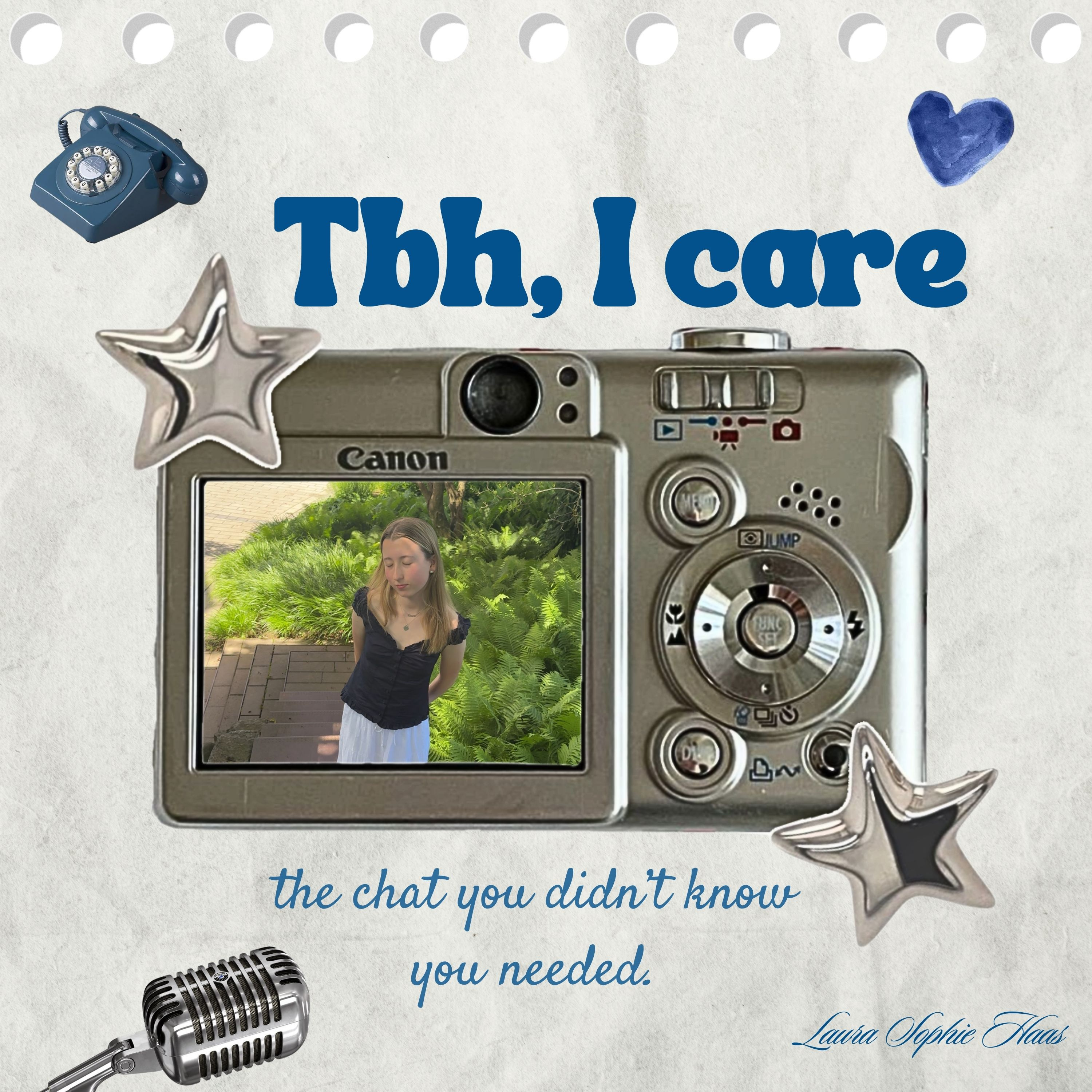Tbh, I care podcast artwork