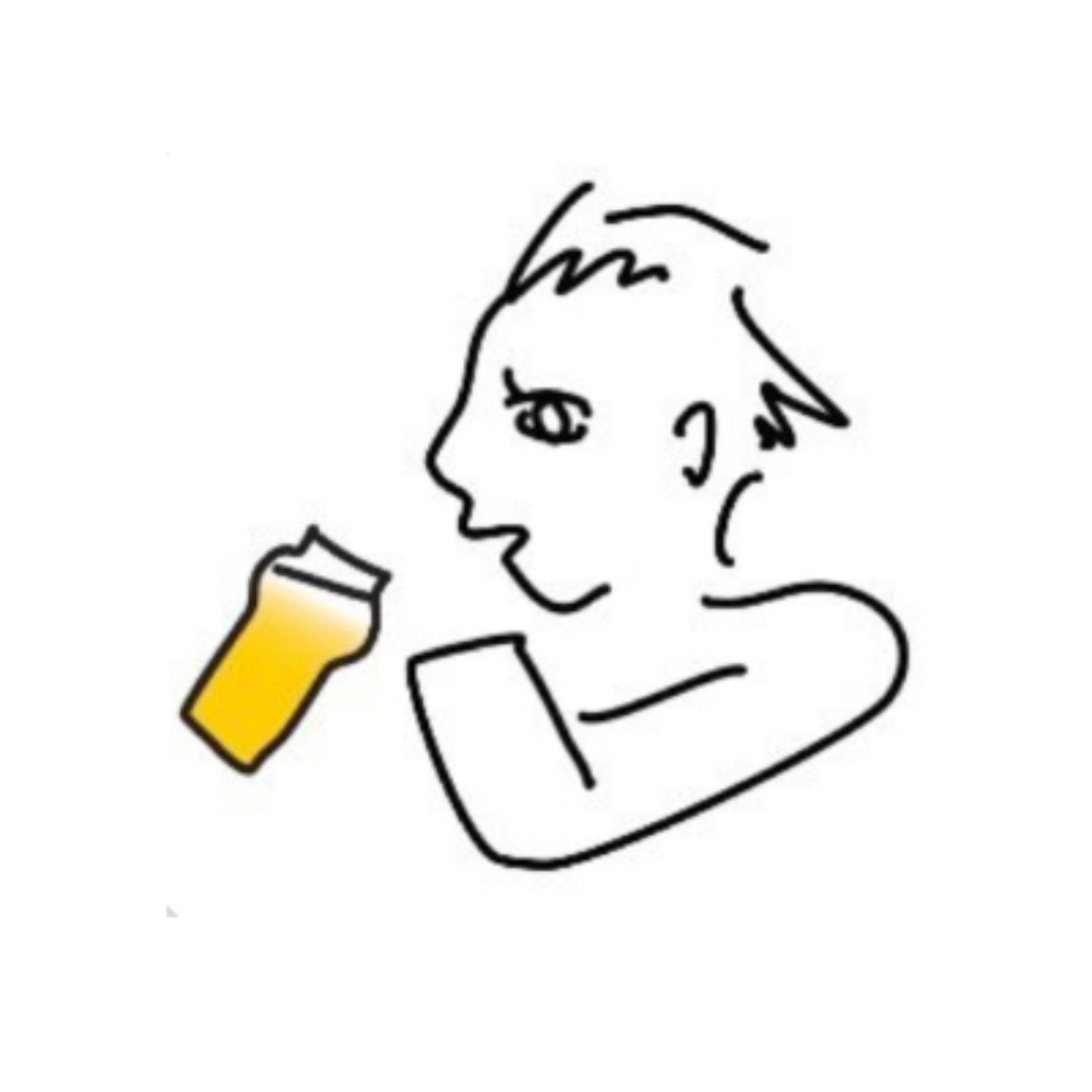 左手は注ぐだけ🍺