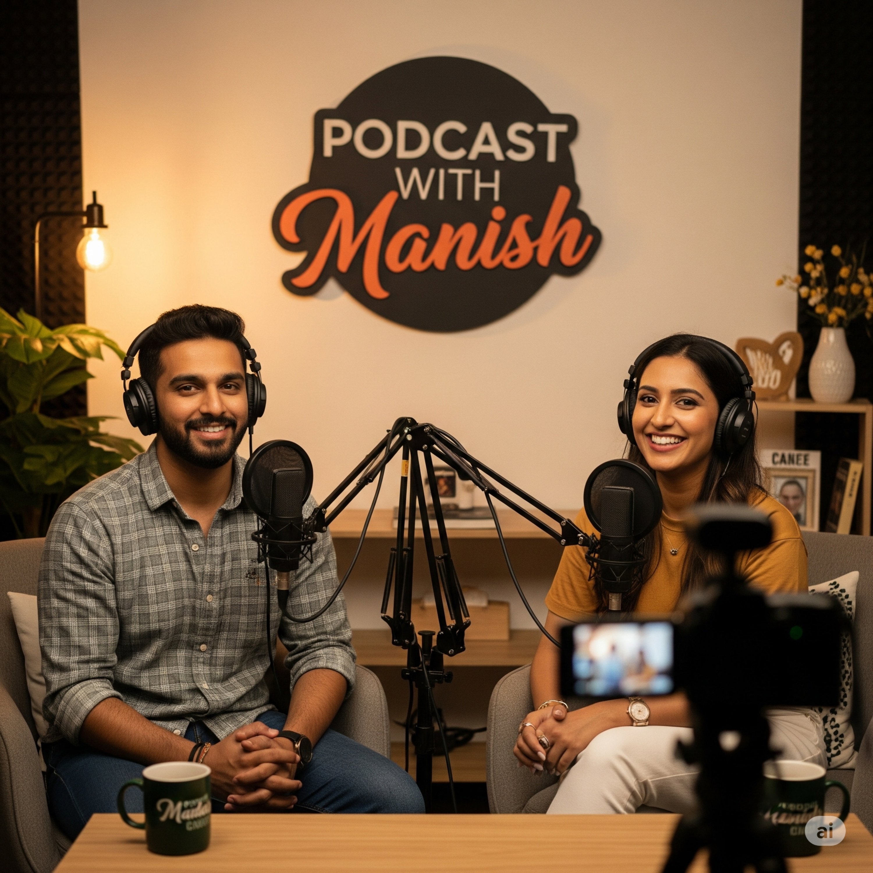 Podcast with Manish podcast artwork