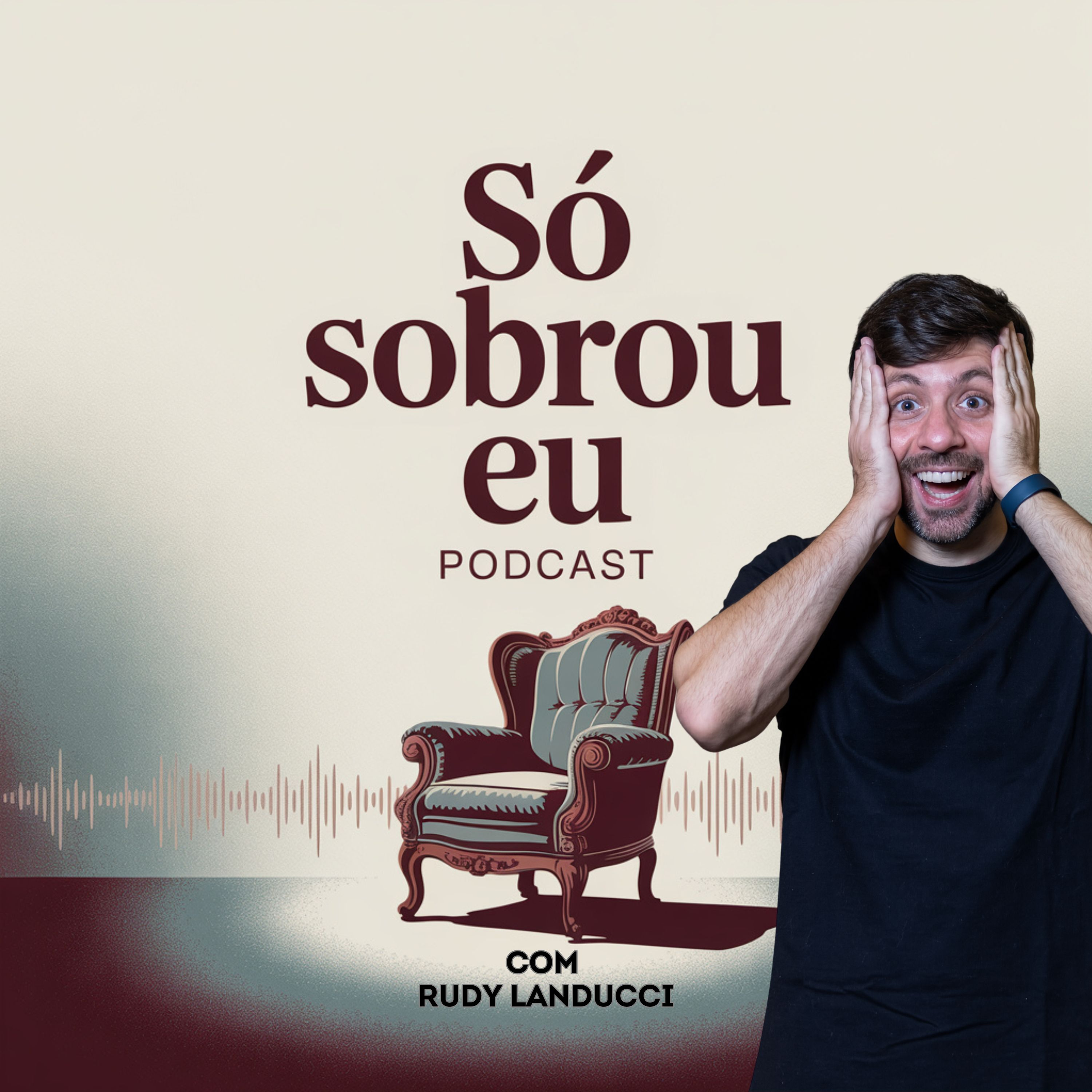 SÓ SOBROU EU PODCAST 🎙️🤣