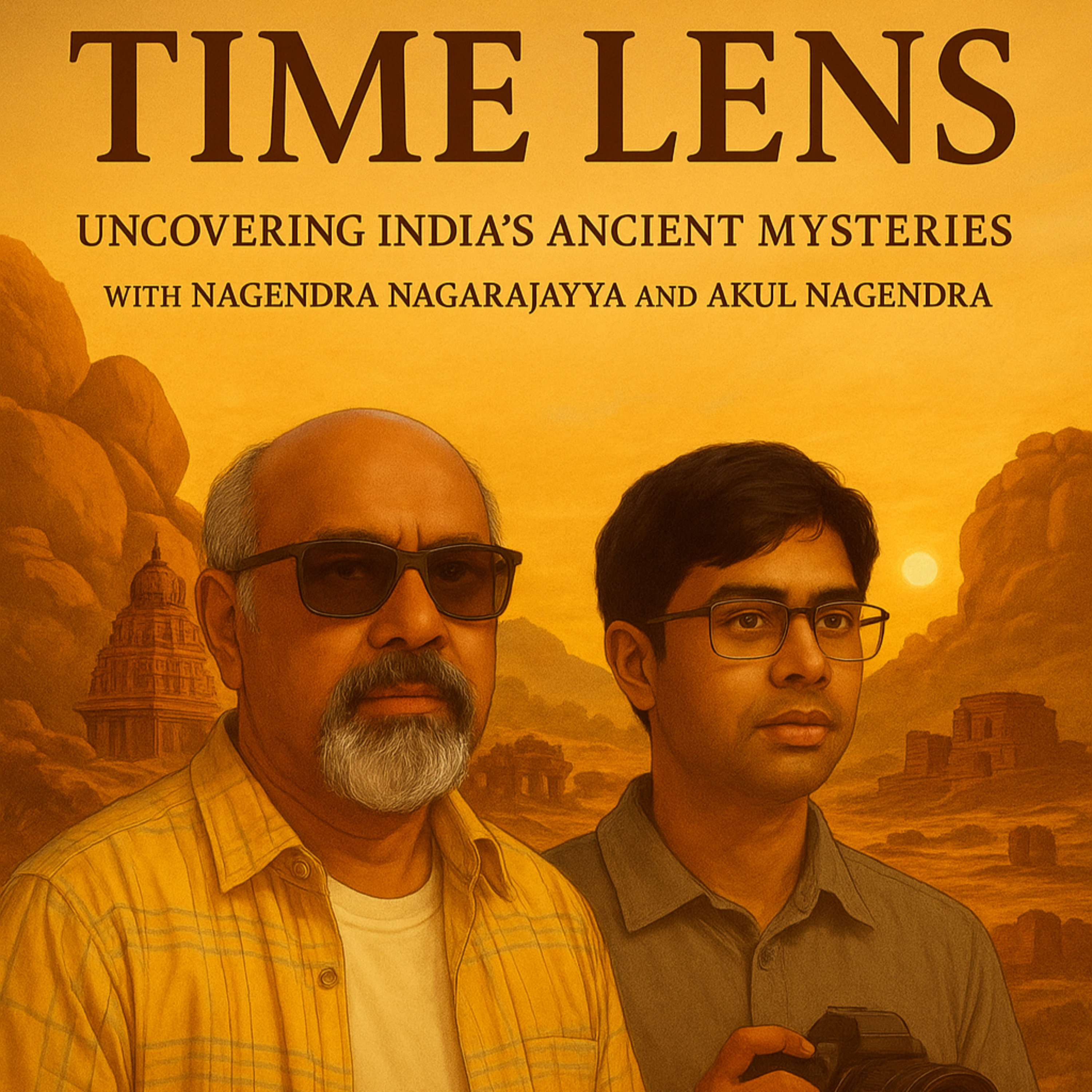 Nagendra Nagarajayya and Akul Nagendra's Time Lens podcast artwork
