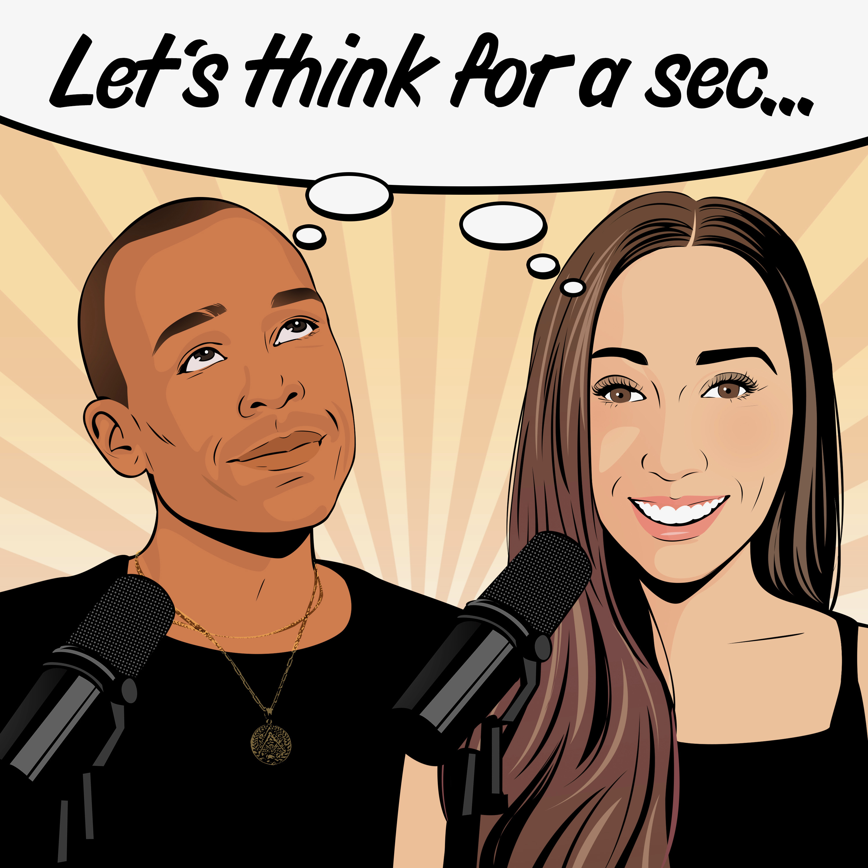 Let’s think for a sec… podcast artwork