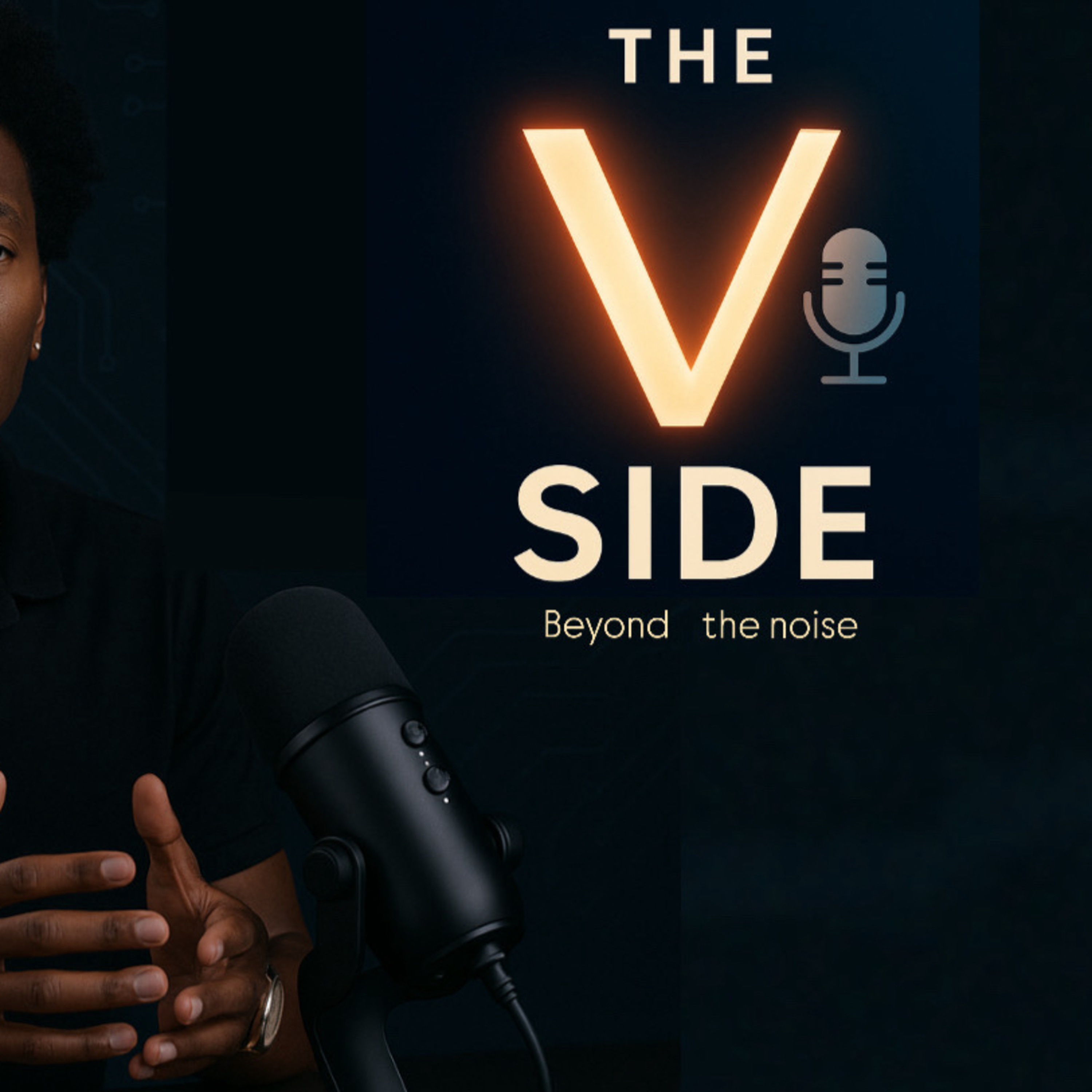 The V side Beyond the noise podcast artwork