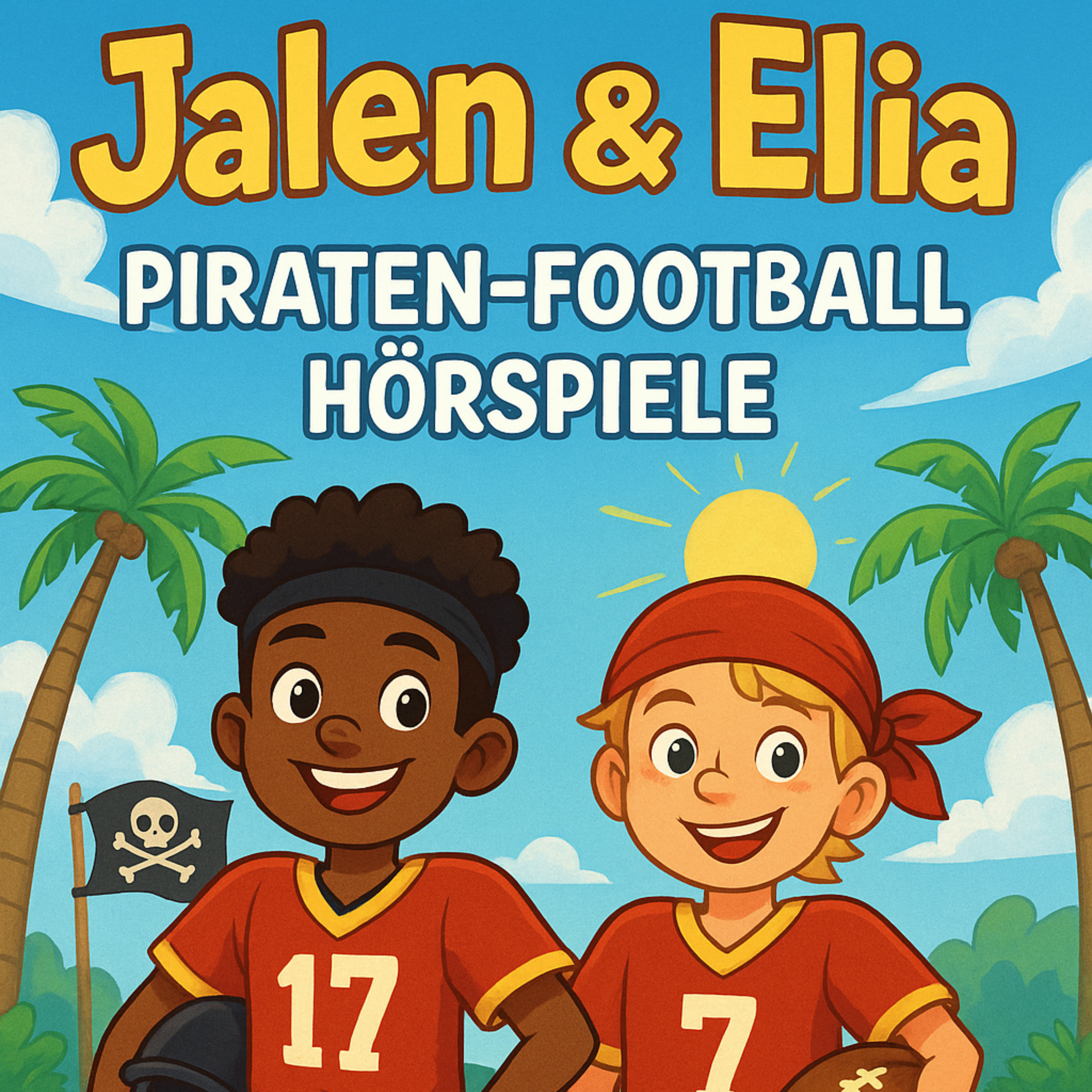 Jalen und Elia die Mini Football Piraten podcast artwork