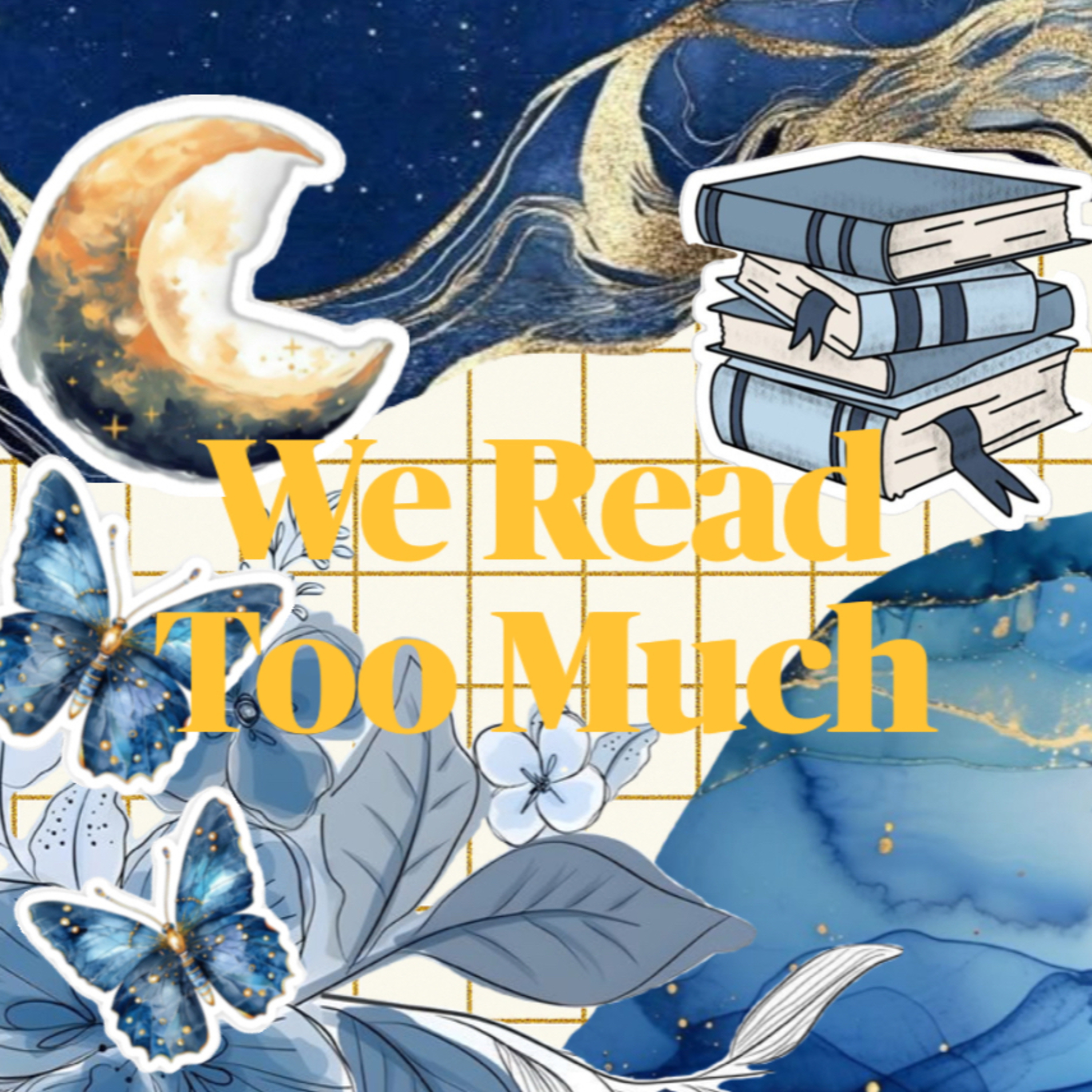 We read too much podcast artwork