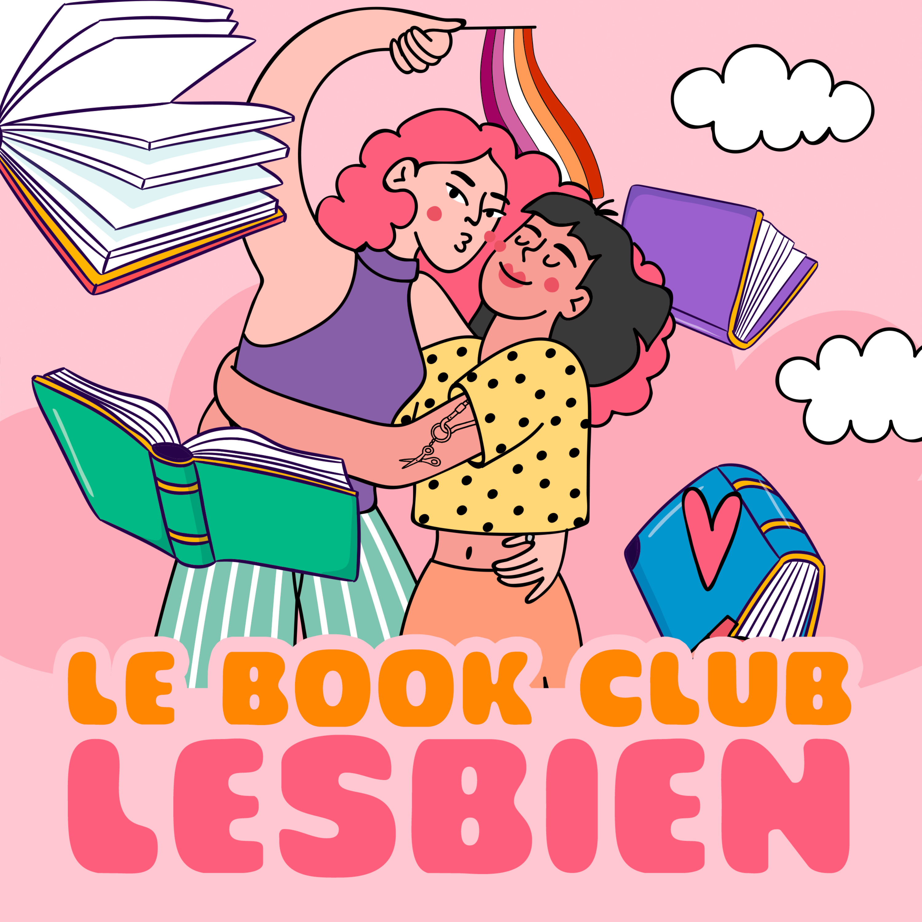 Le Book Club Lesbien - Podcast dédié à la littérature lesbienne et sapphique.