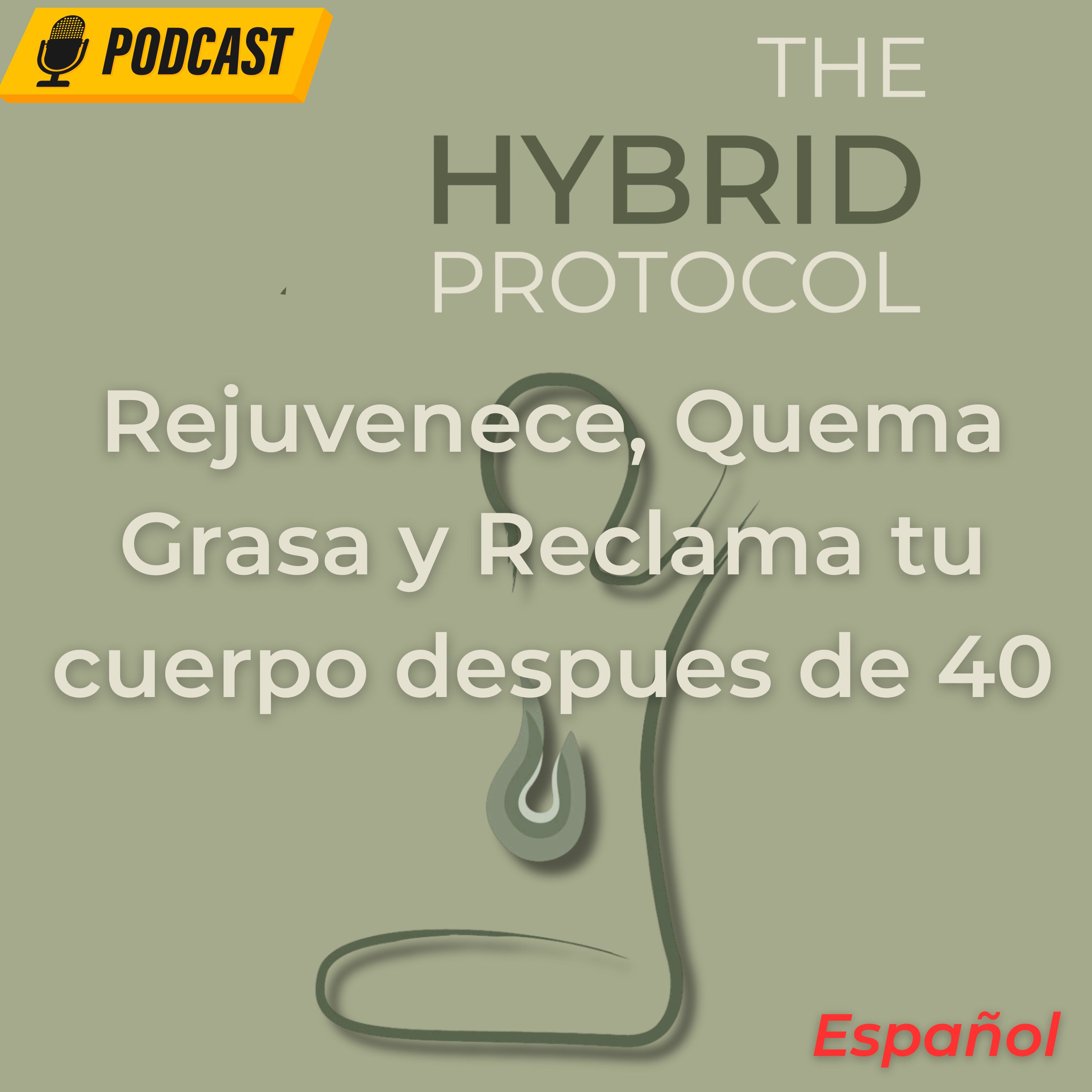 The Hybrid Protocol Podcast en Español. Rejuvenece, Quema Grasa y Reclama tu cuerpo podcast artwork
