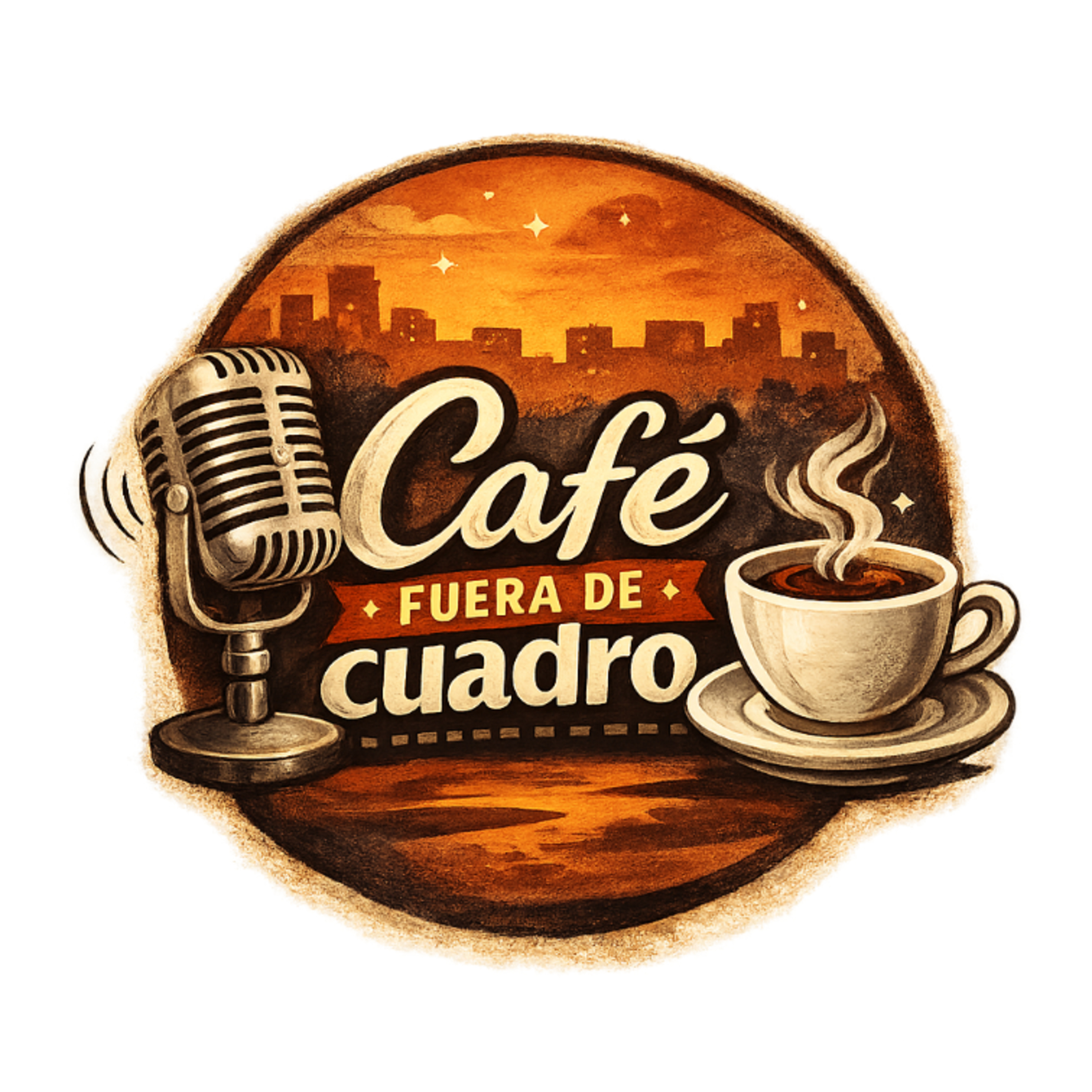 Café fuera de cuadro