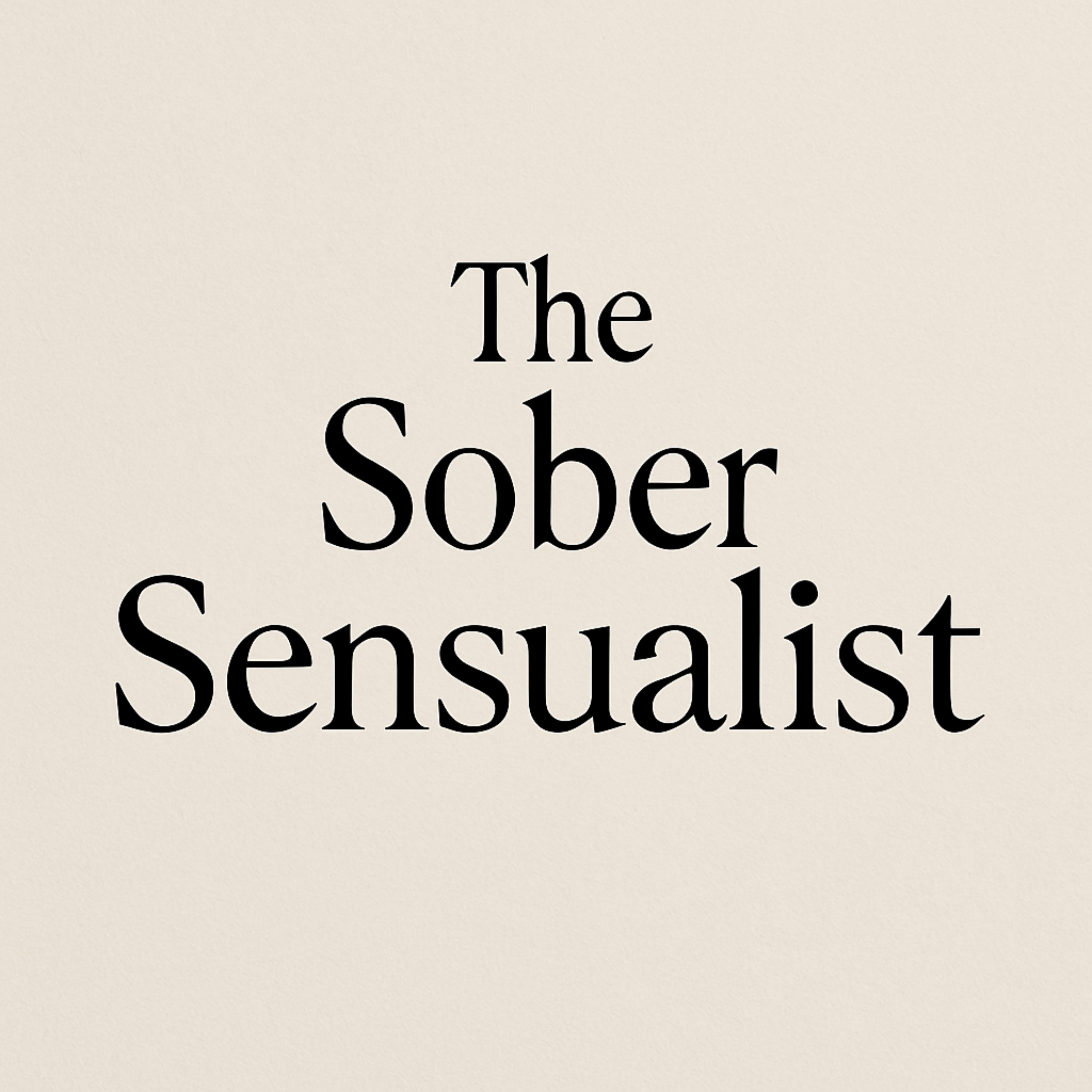 The Sober Sensualist podcast artwork