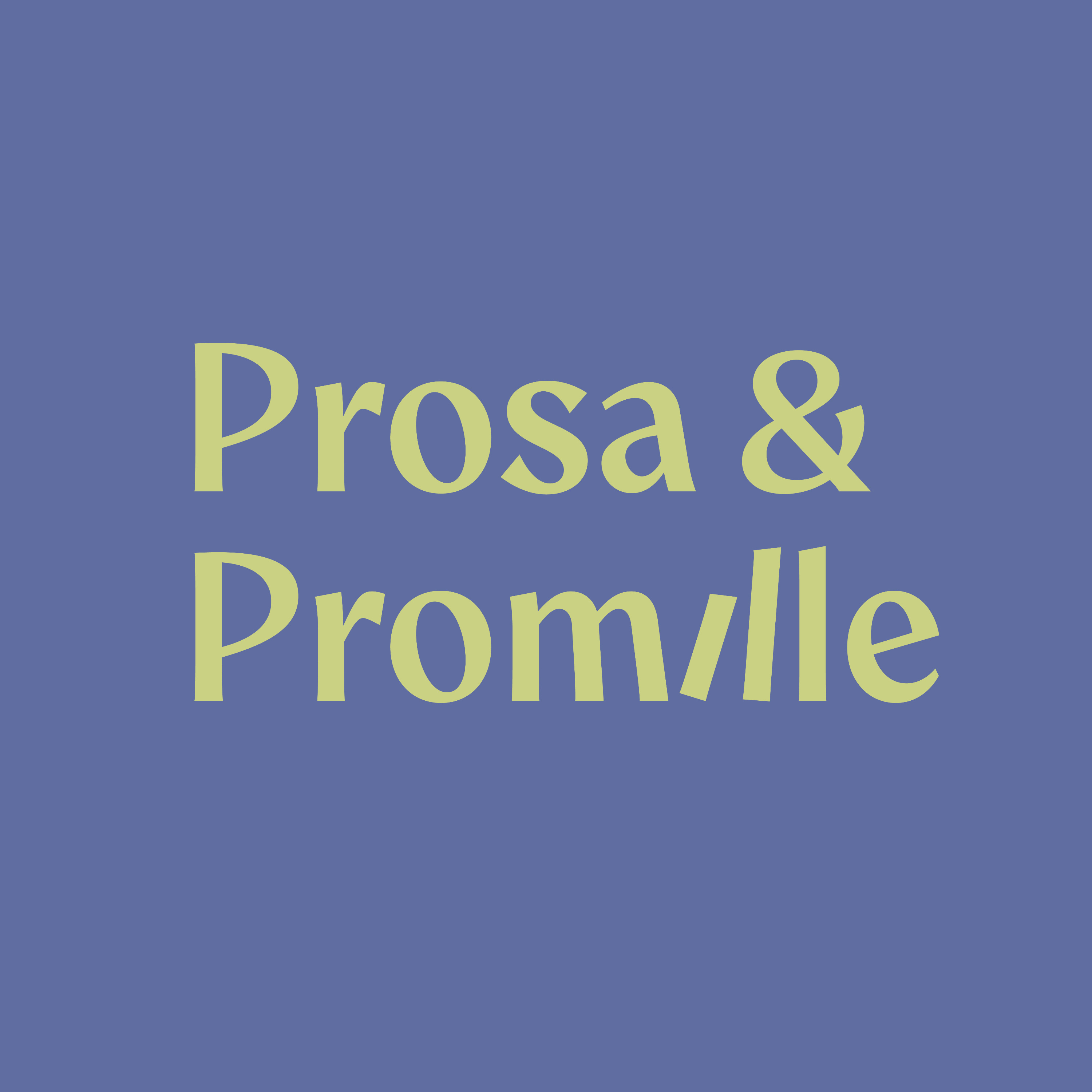 Prosa & Promille
