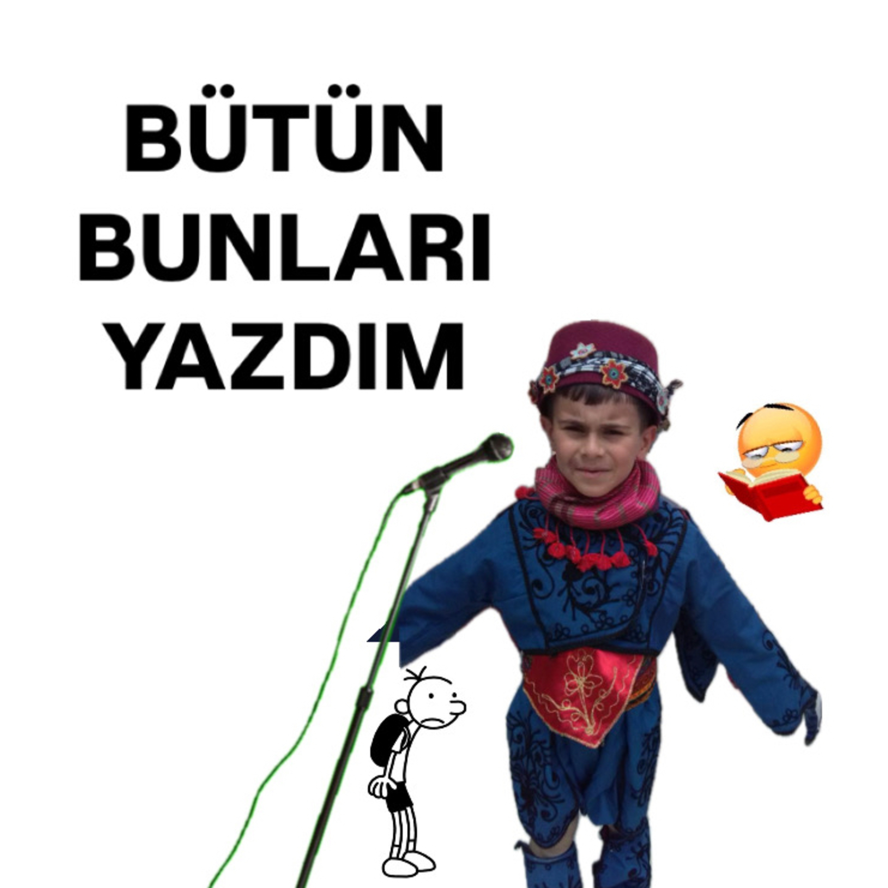 Bütün bunları yazdım
