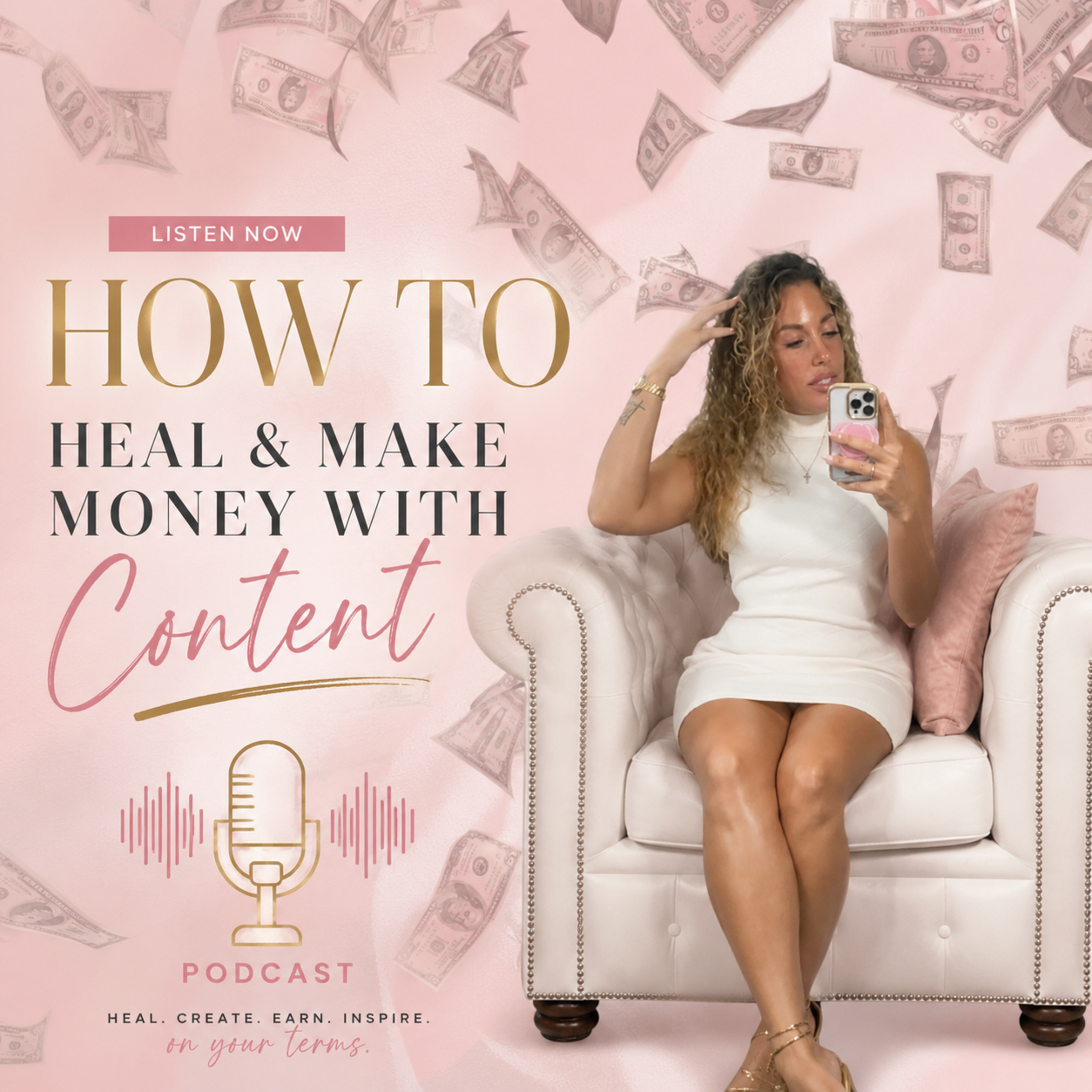 How To Heal And Make Money With Content podcast artwork