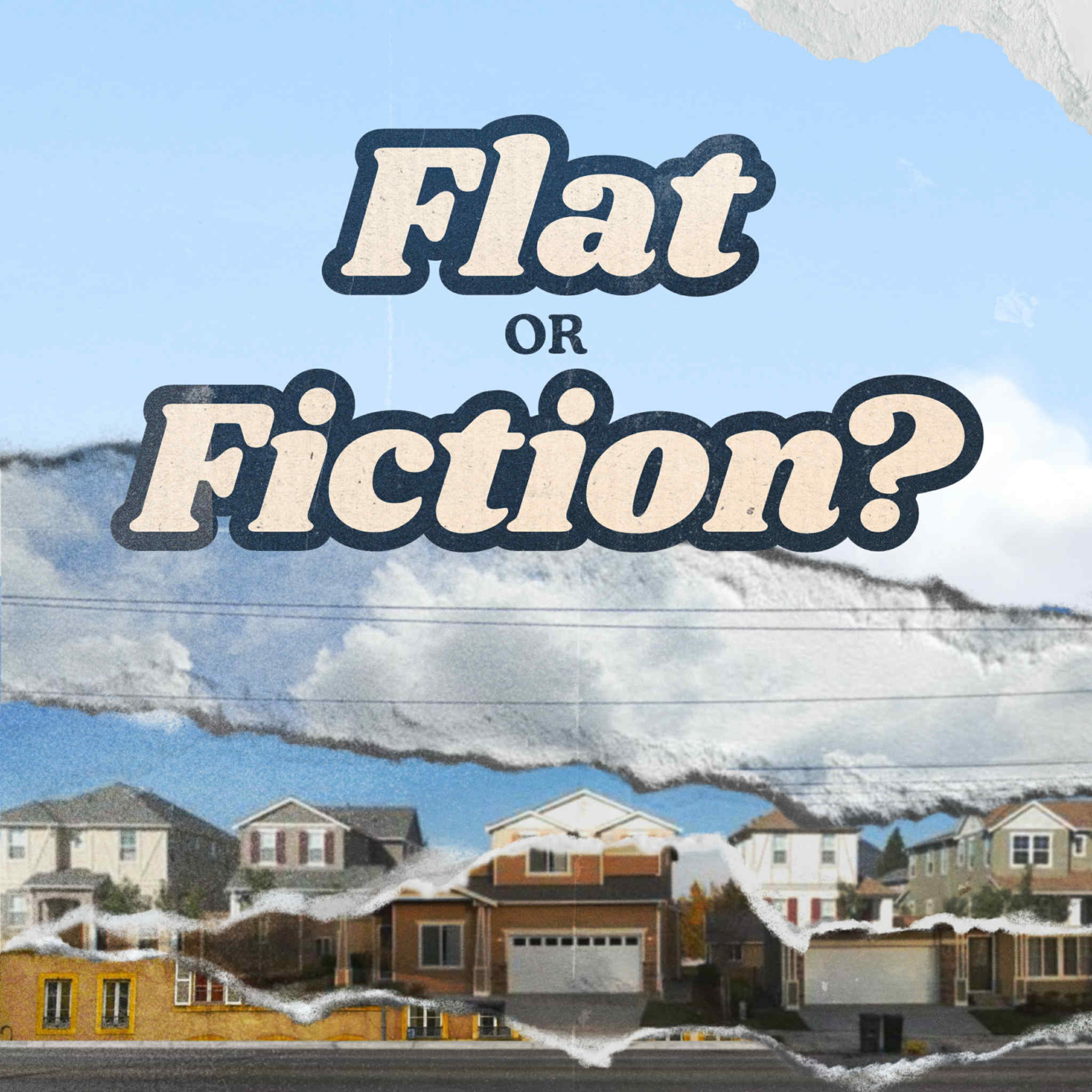 Flat or Fiction? podcast artwork