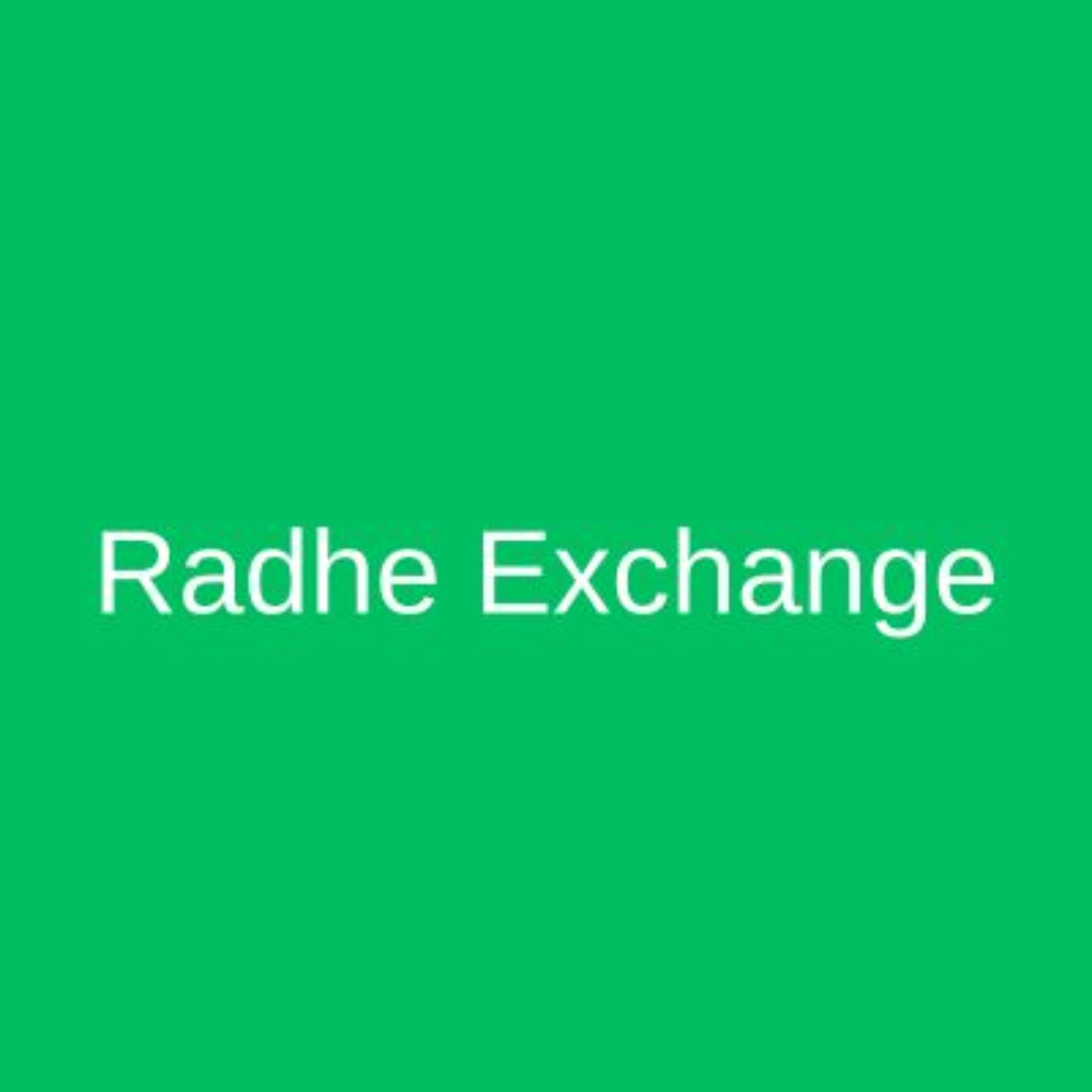 Radheexchange podcast artwork