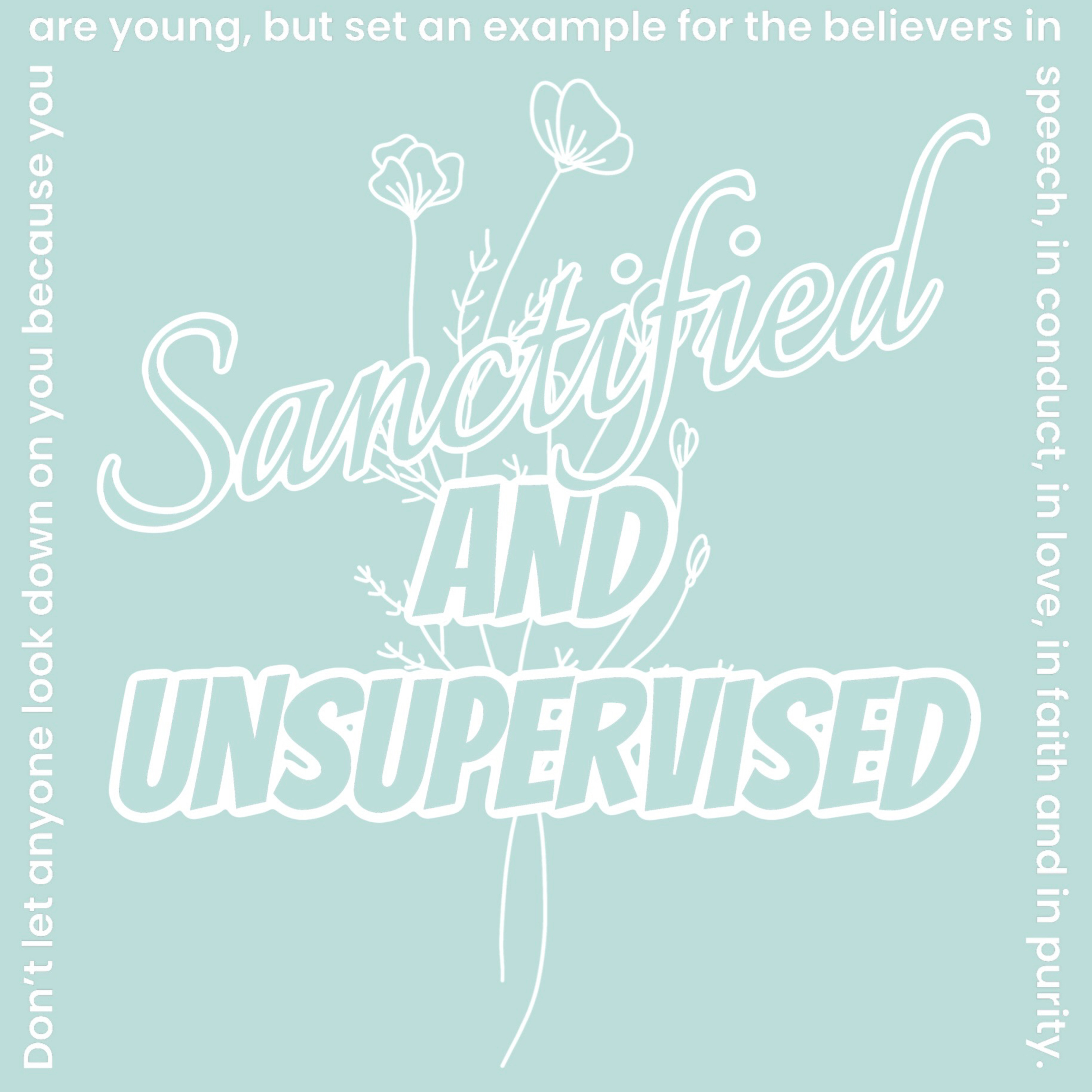 sanctified and unsupervised podcast artwork