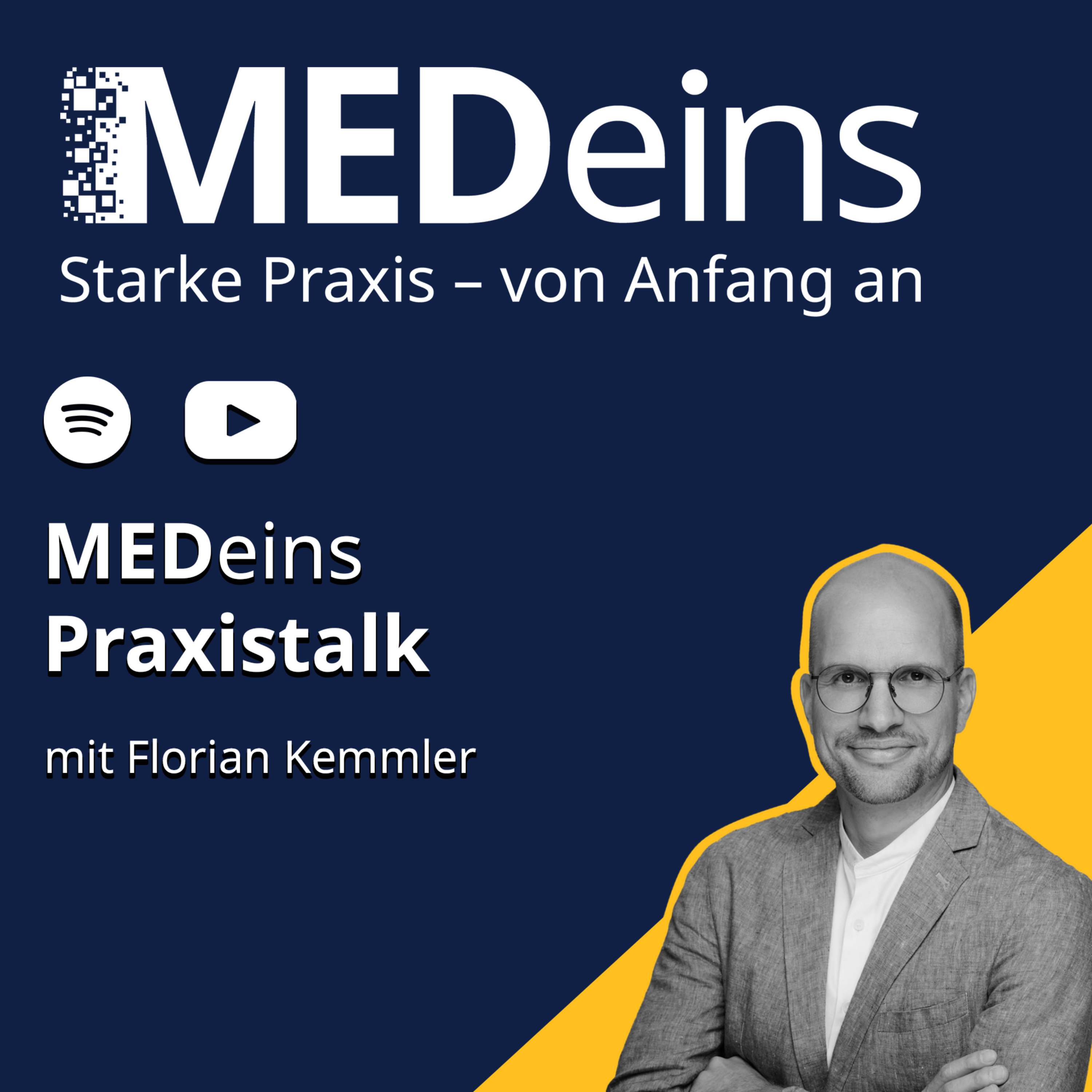 MEDeins Praxistalk cover art