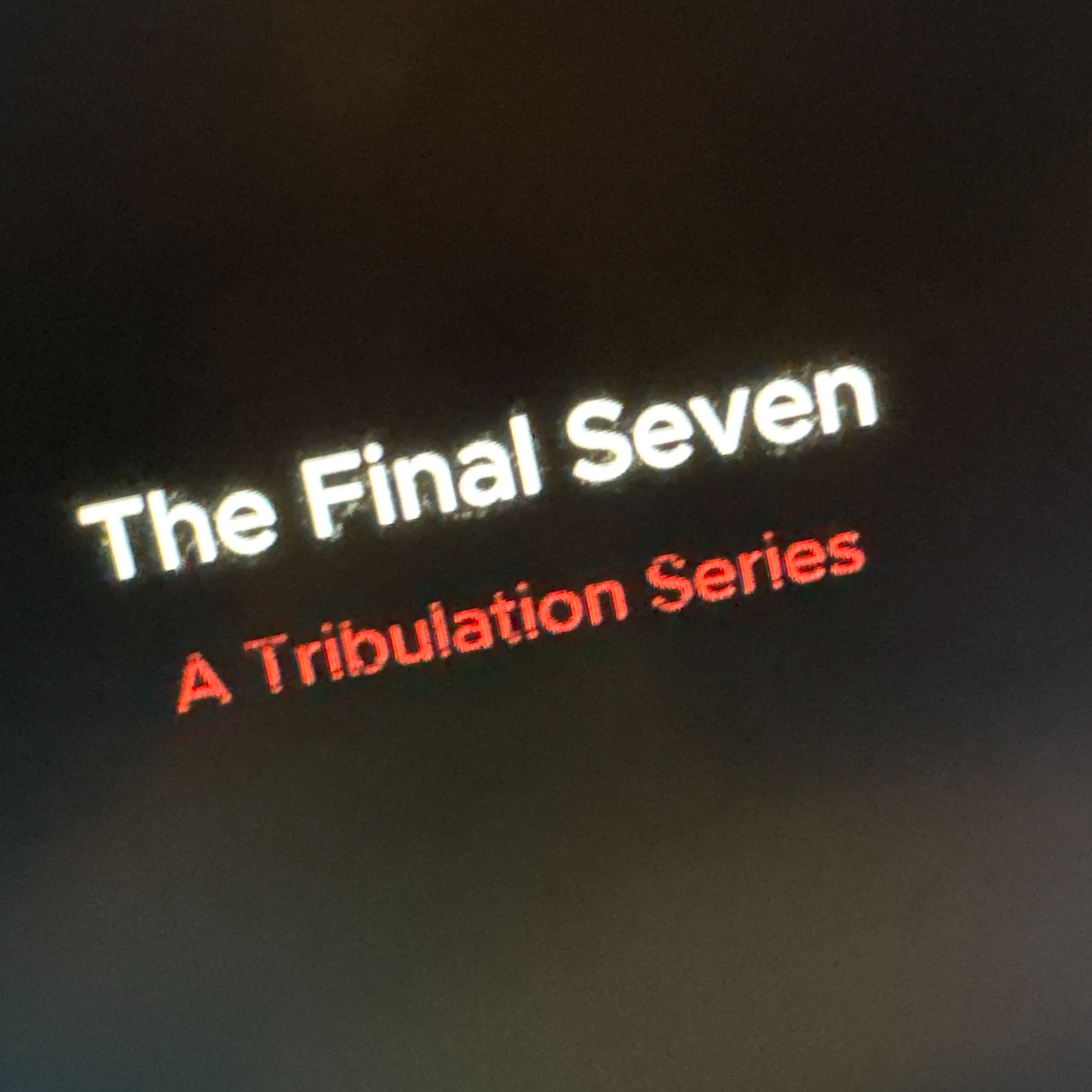 The Final Seven: A Tribulation Series