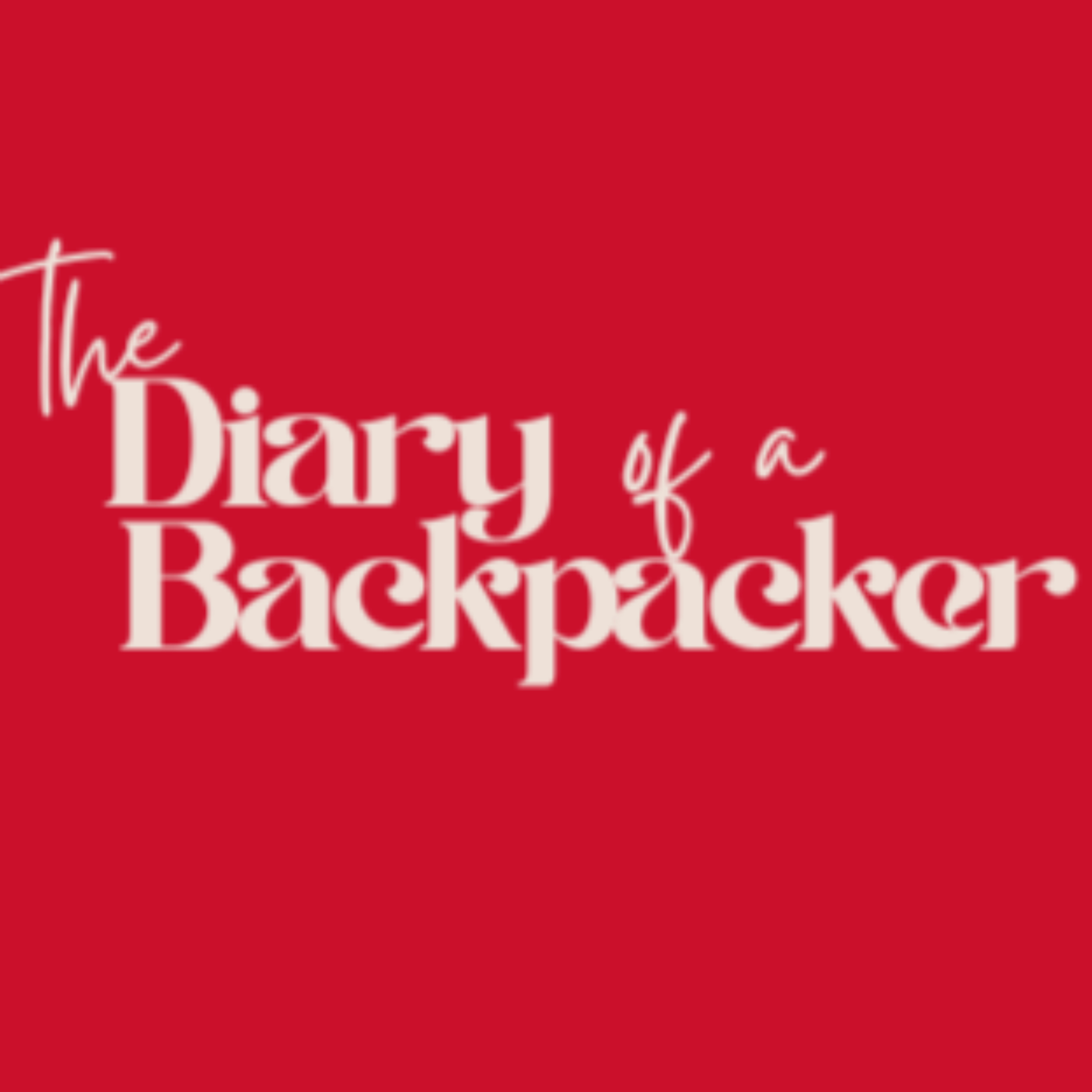 The diary of a backpacker podcast artwork