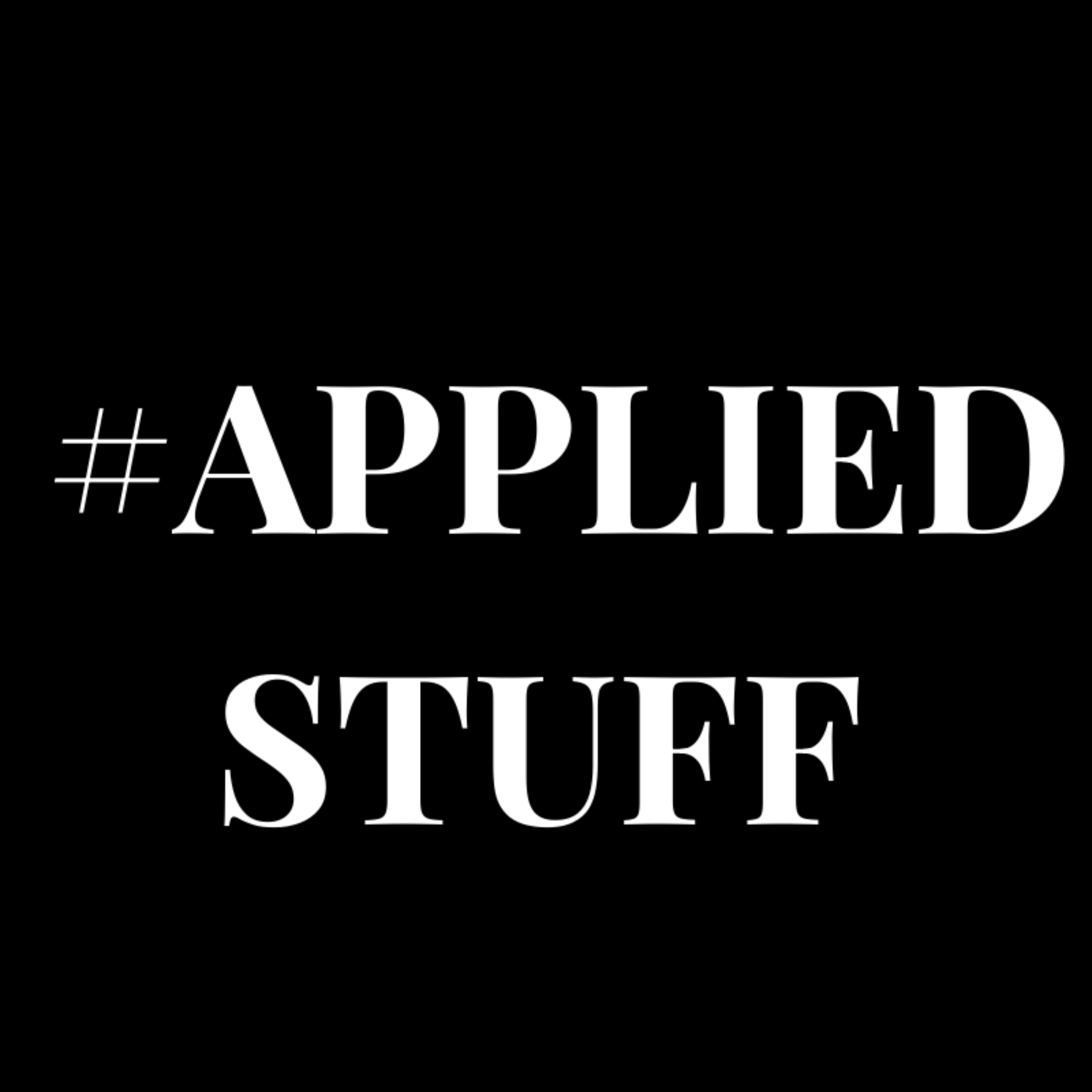 #Applied Stuff (ENG) podcast artwork