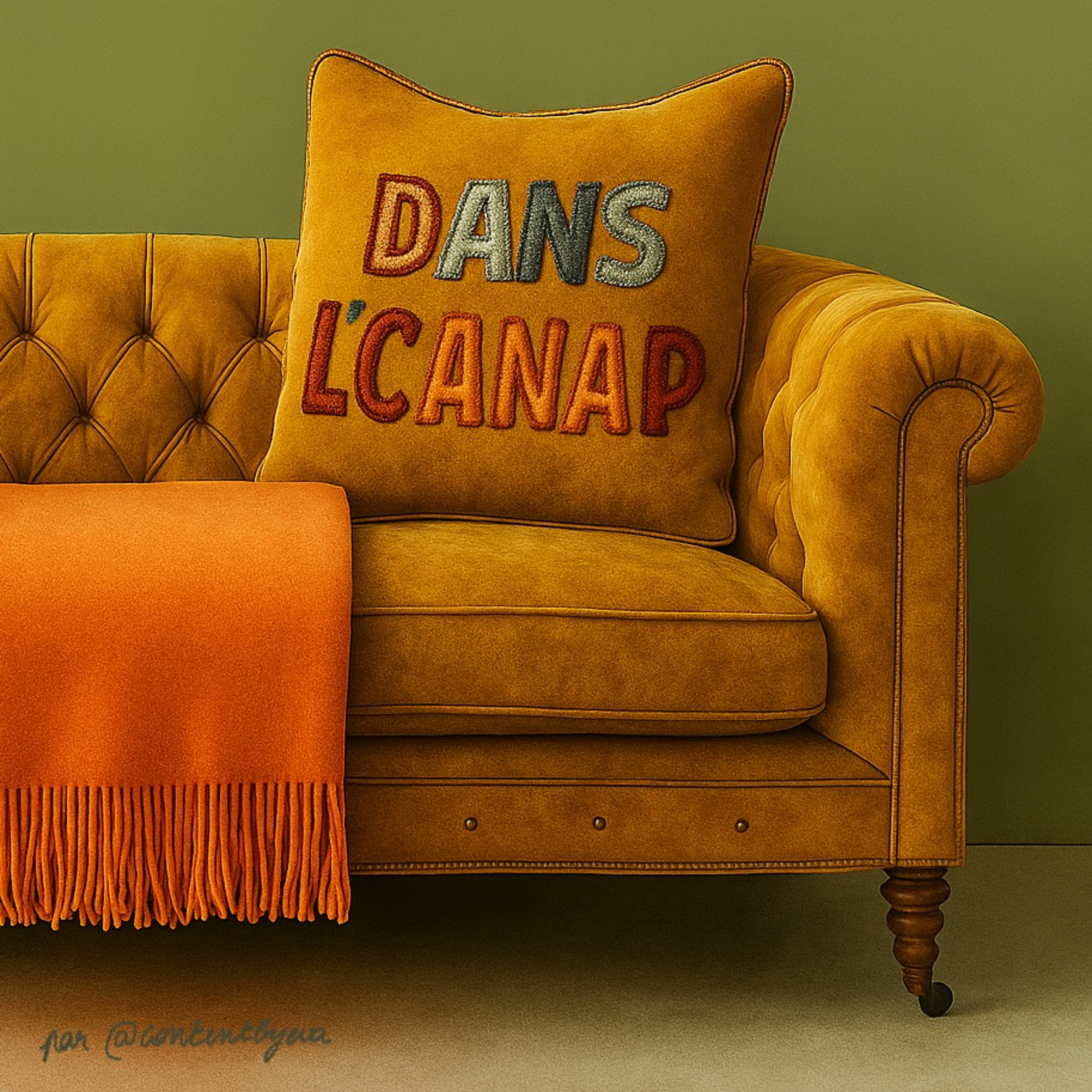 Dans l'Canap