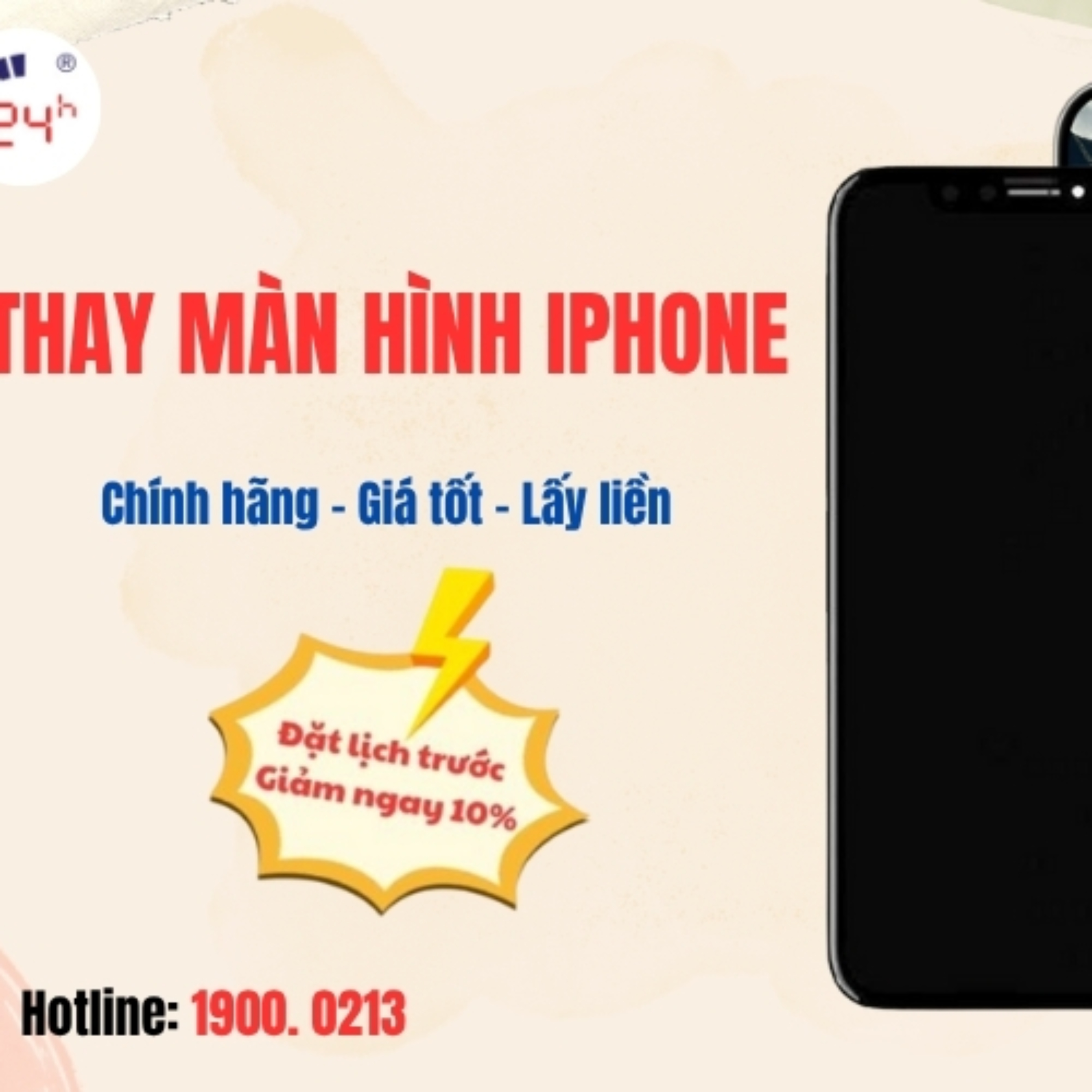 Thay man hinh iPhone