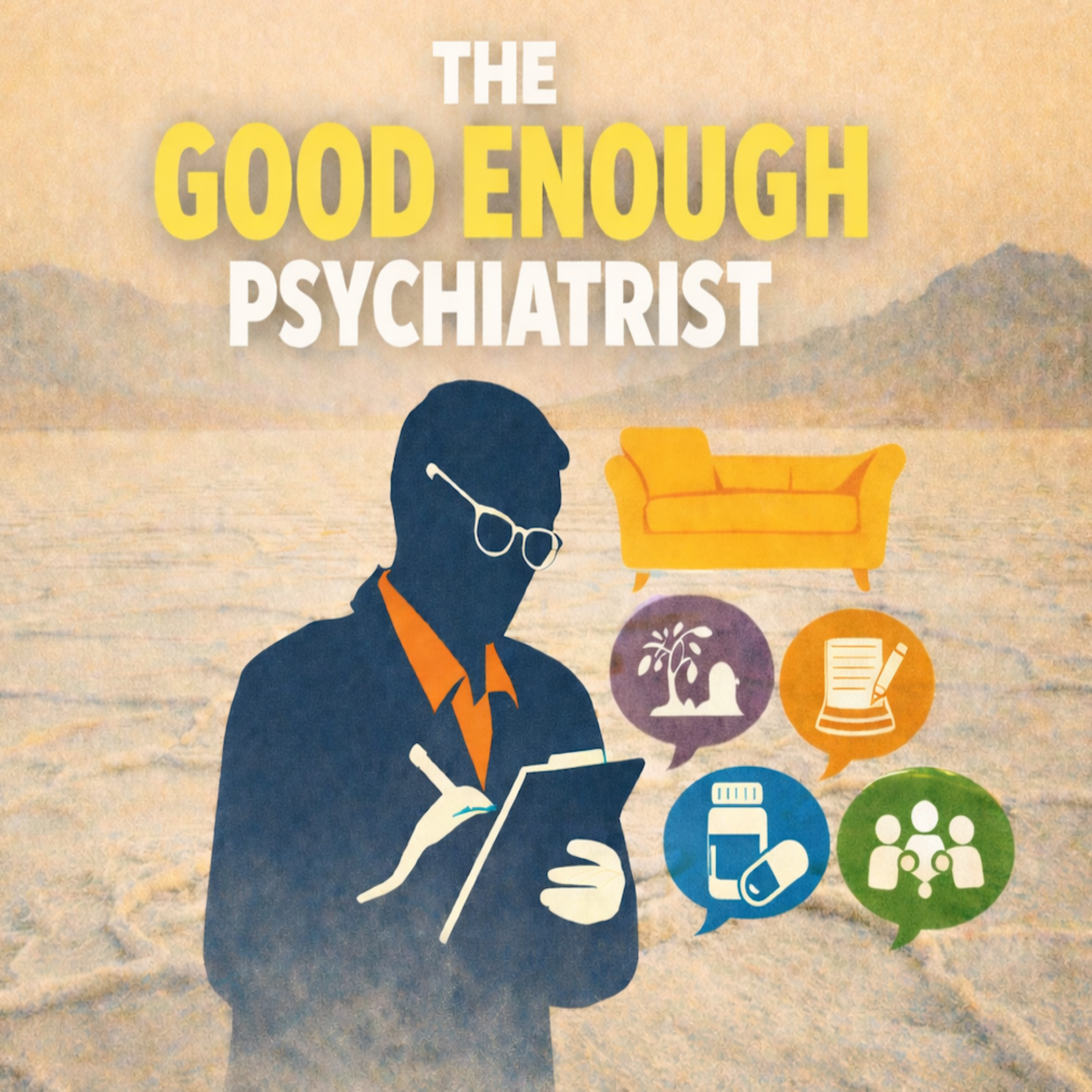 The Good Enough Psychiatrist podcast artwork