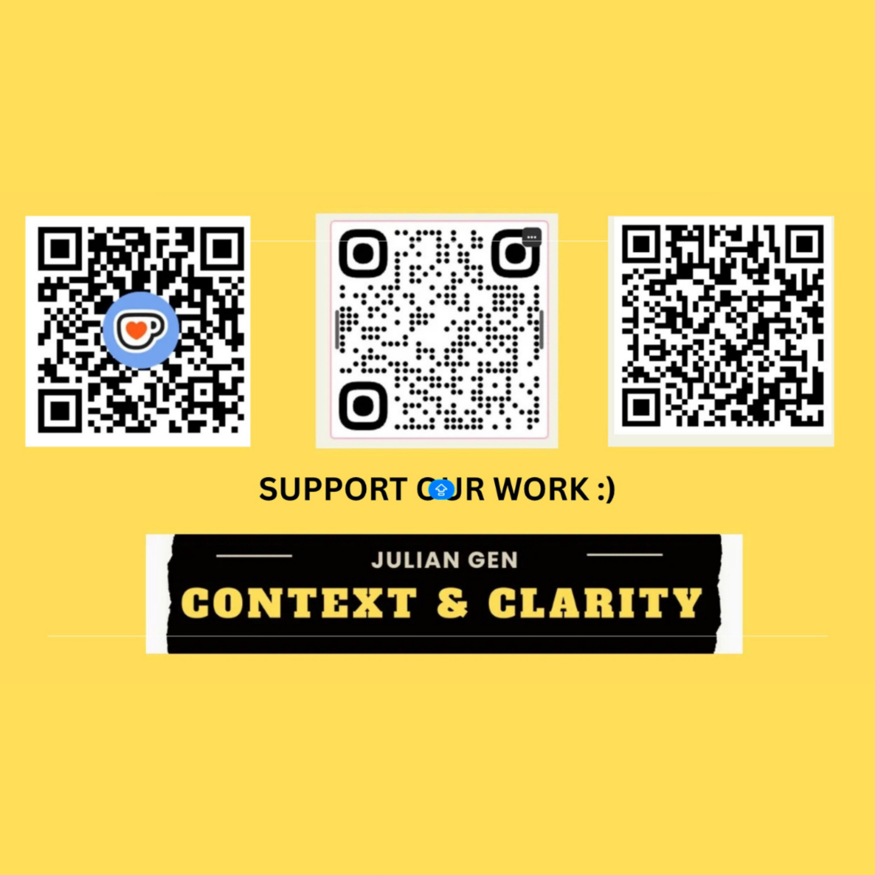 CONTEXT AND CLARITY with Julian Gen