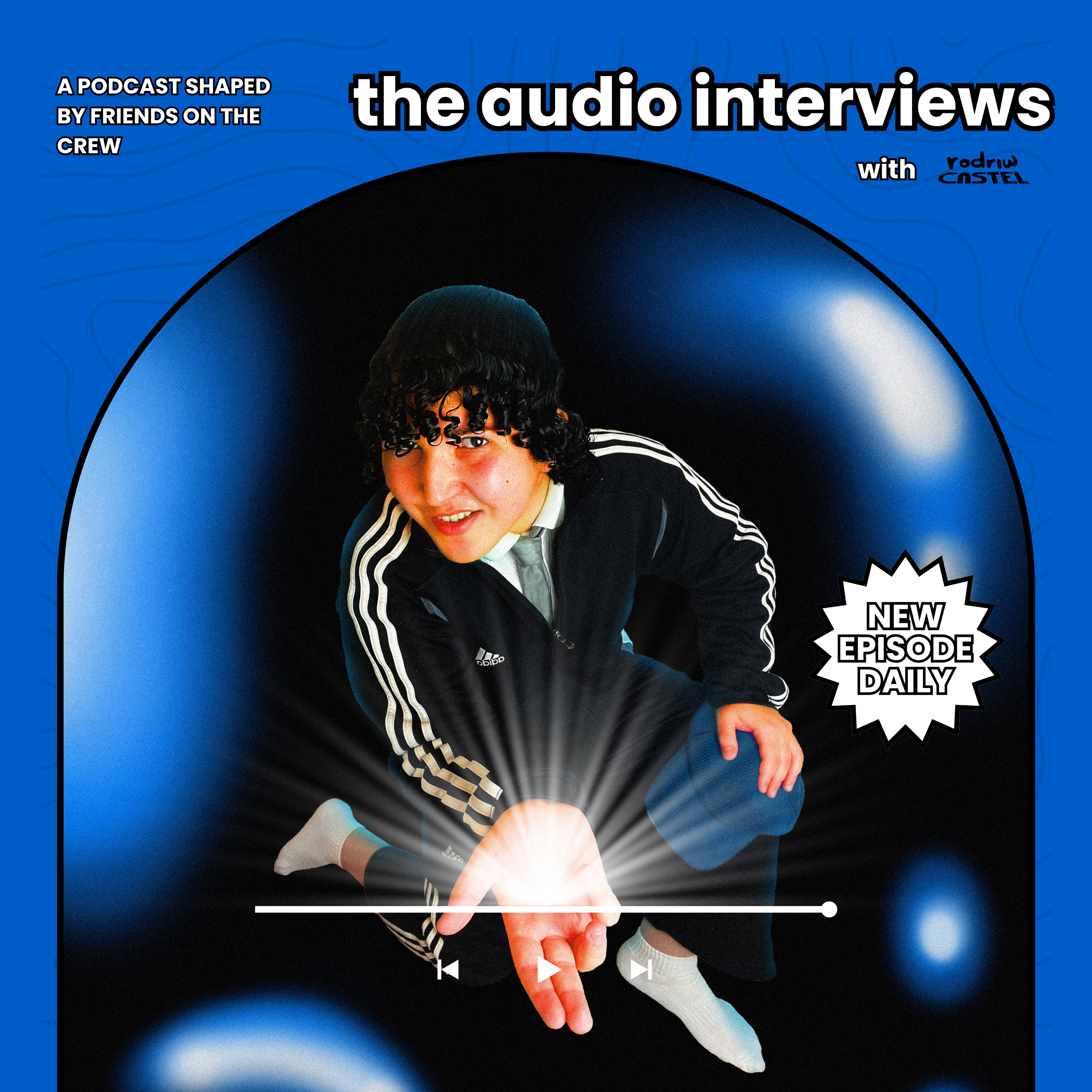the audio interviews with Rodriw Castel podcast artwork