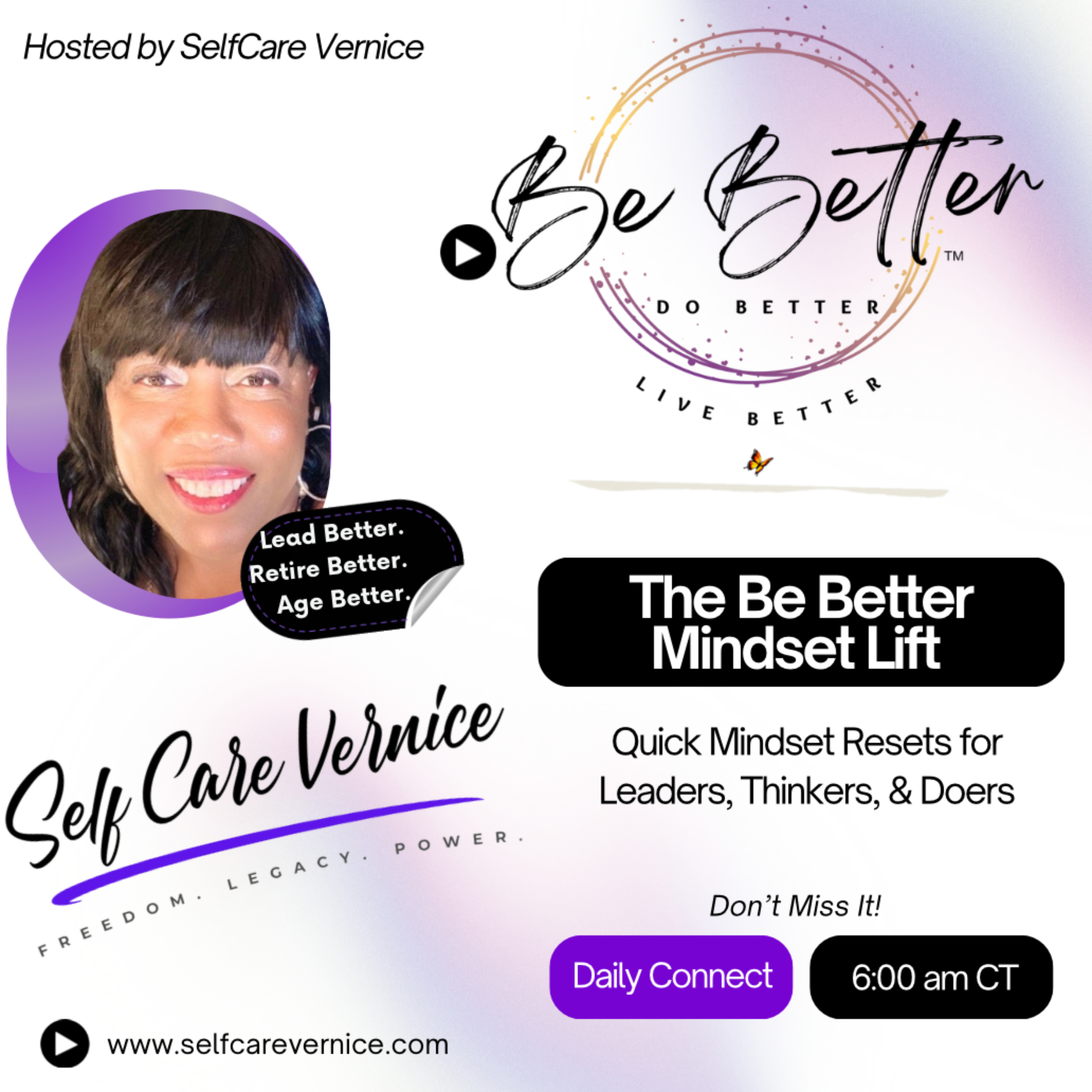 The Be Better Mindset Lift podcast artwork