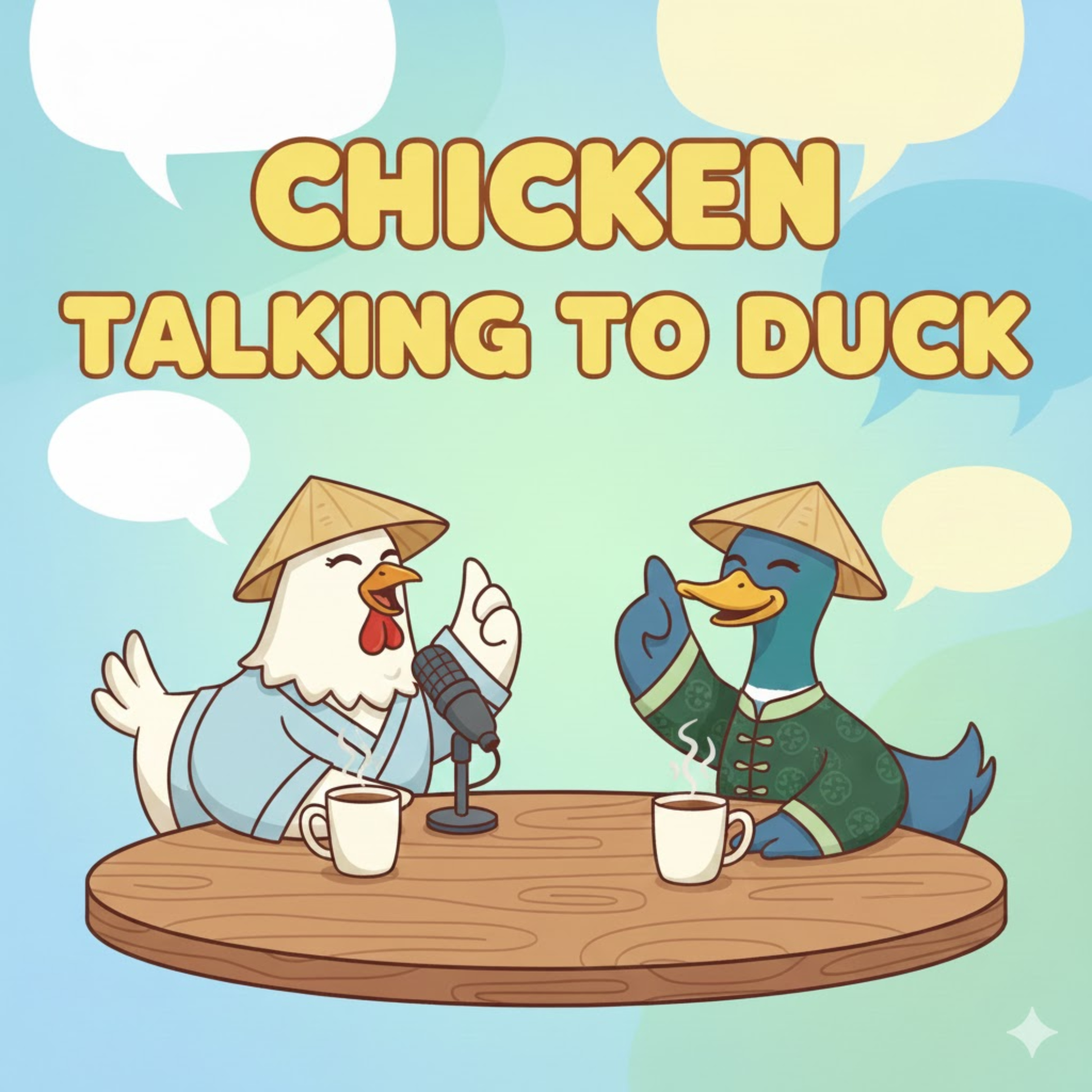 Chicken Talking To Duck cover art