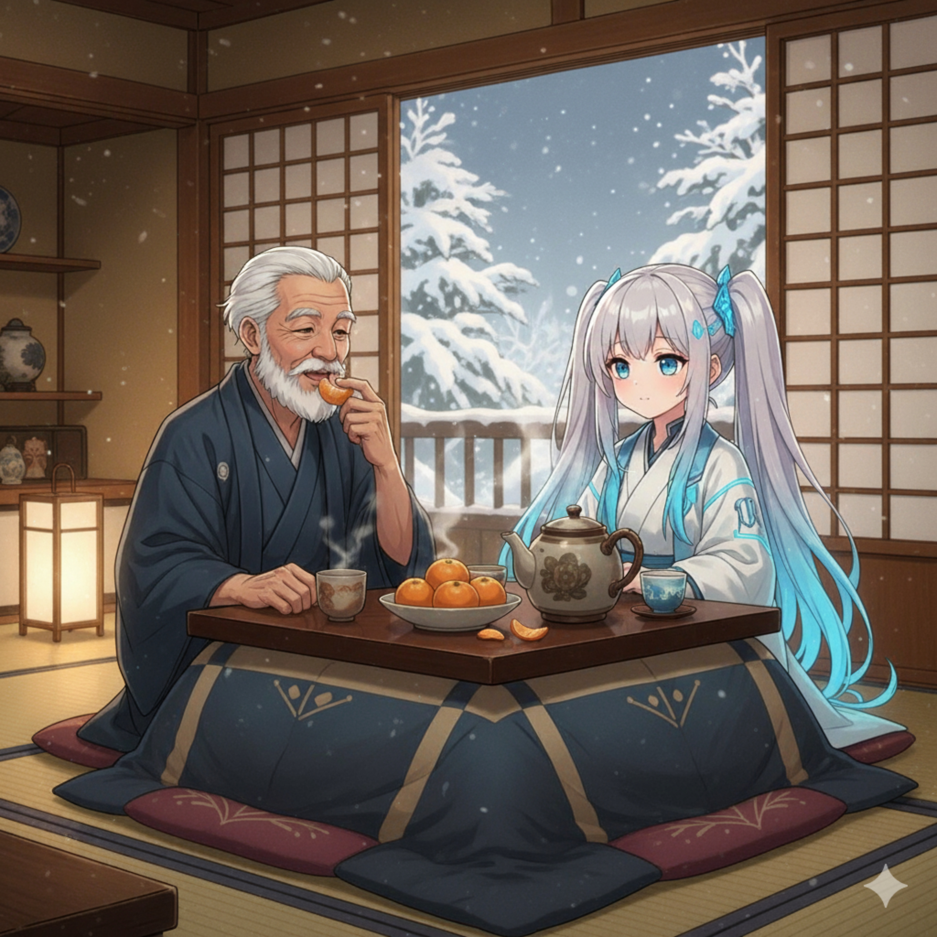 white翁とAI娘ジェミーの電脳茶飲み話