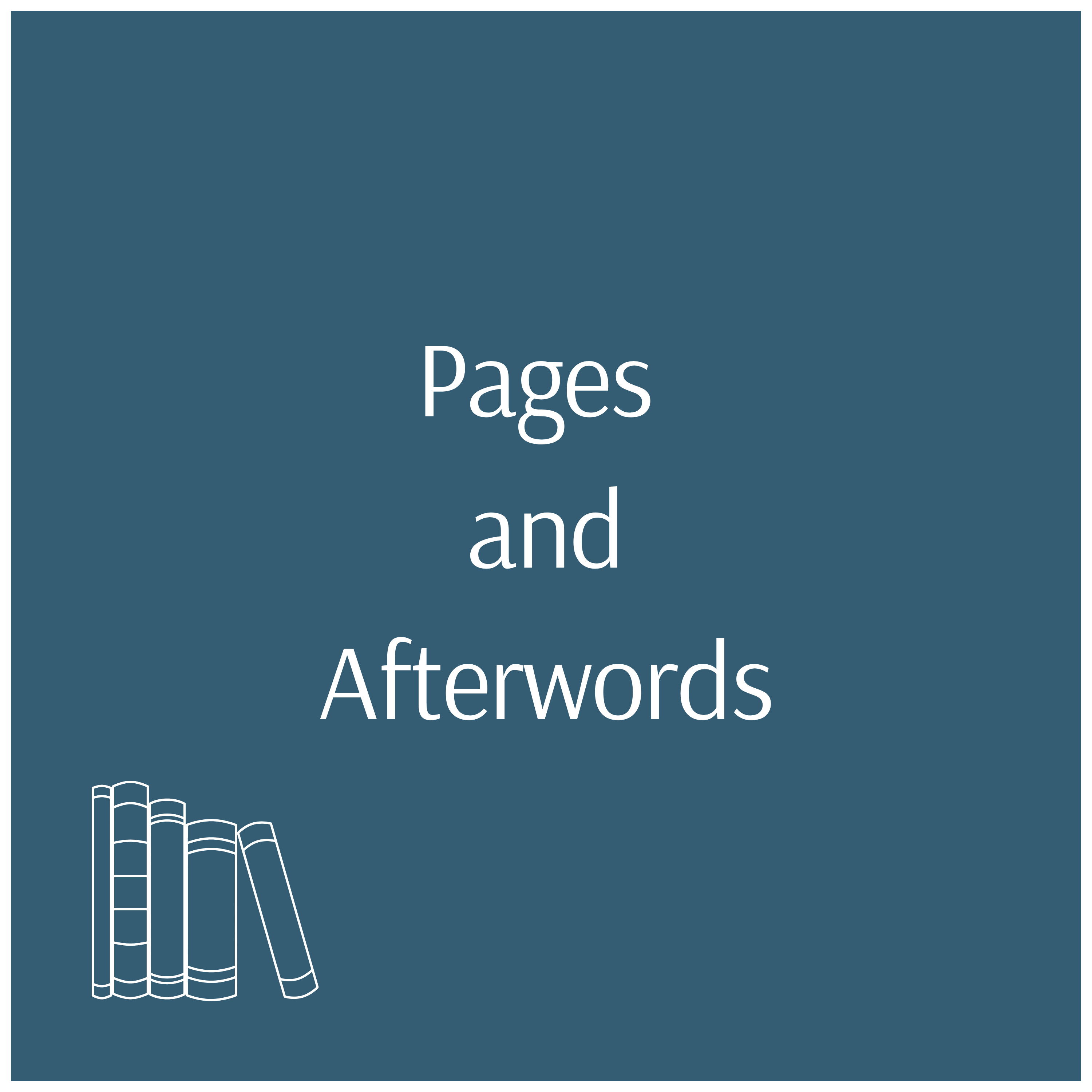 Pages and Afterwords