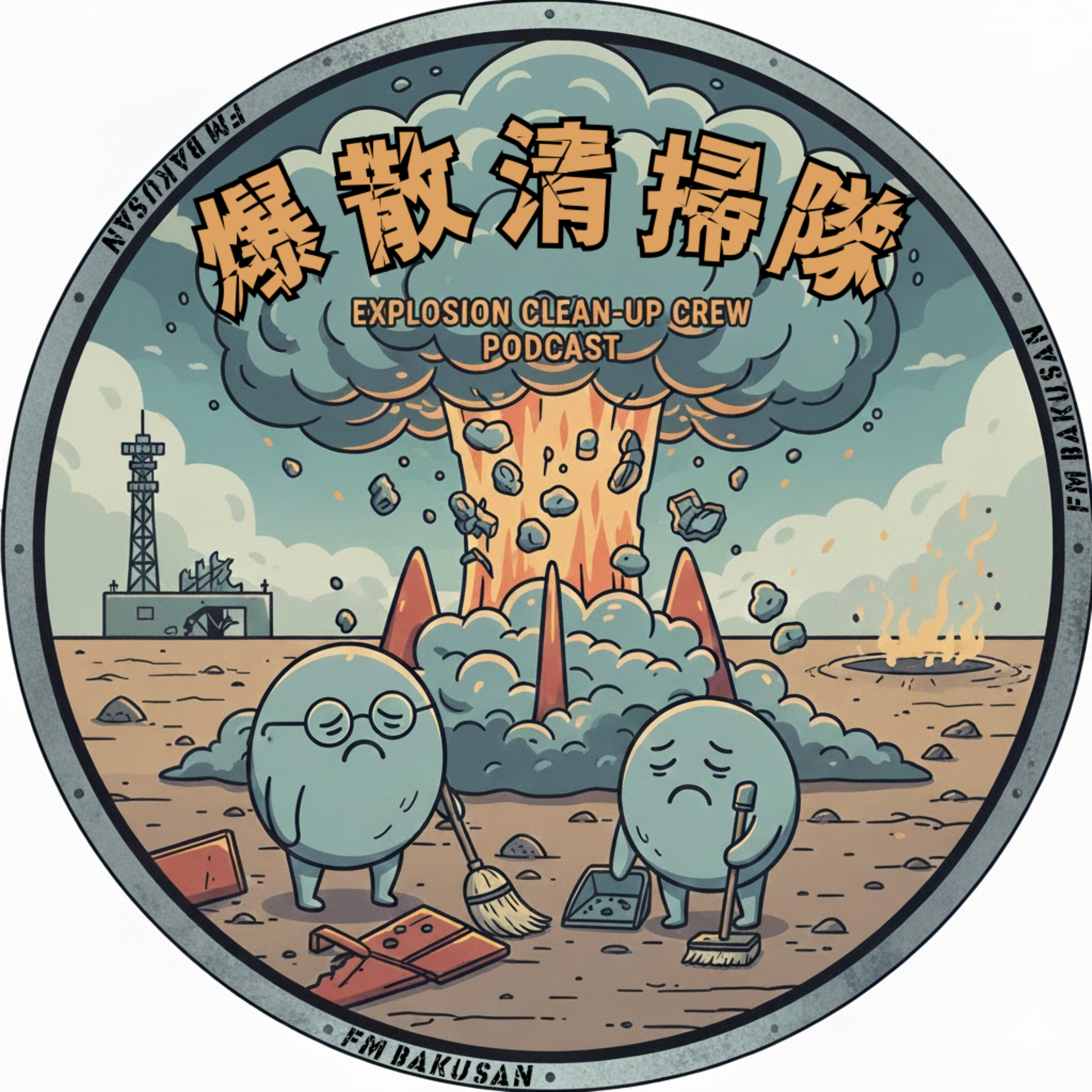 爆散清掃隊！失敗を笑い飛ばす面白ラジオ cover art